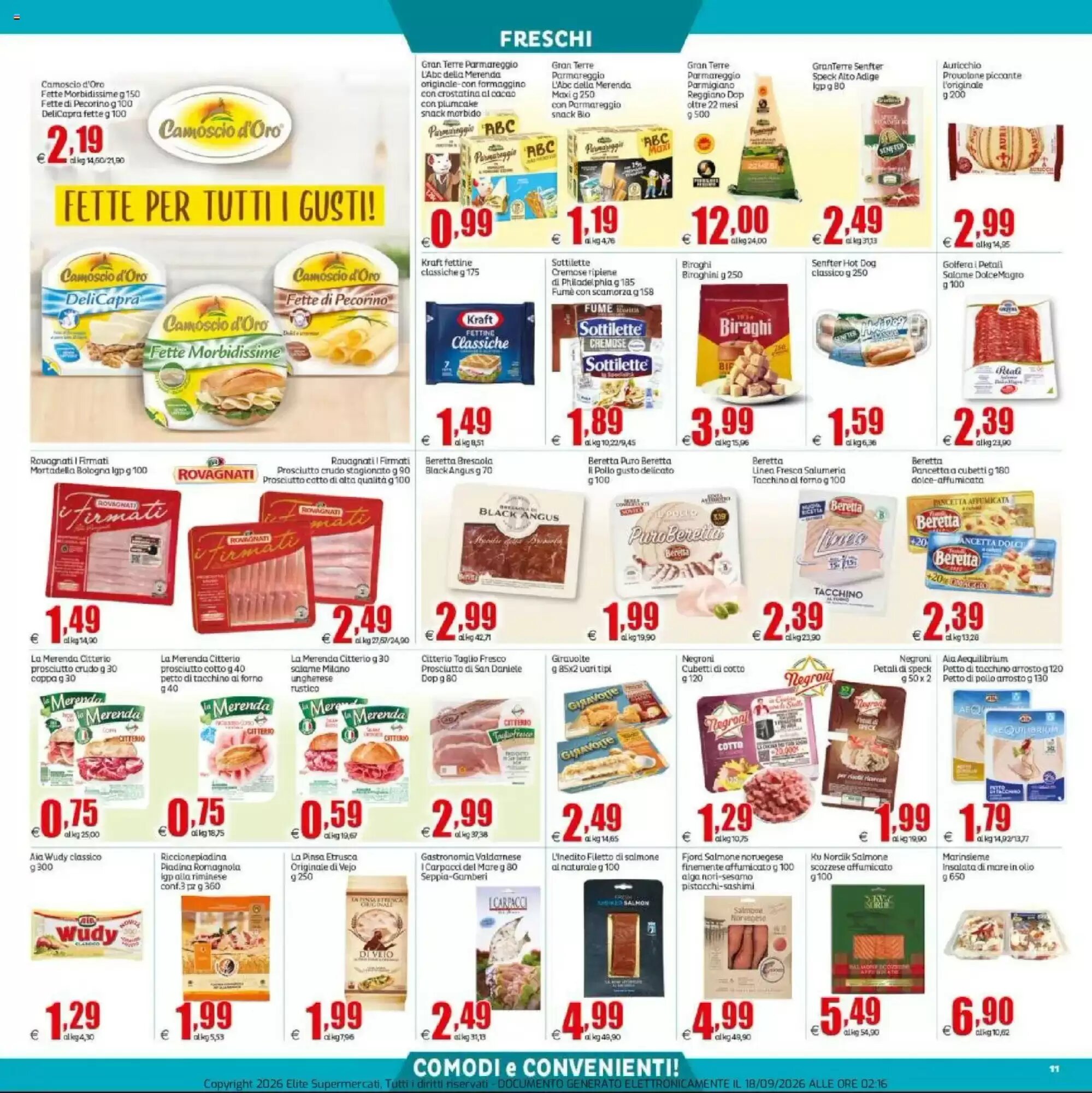 Volantino promozionale Elite  valide dal 18/09/2026 - Pagina 11.
