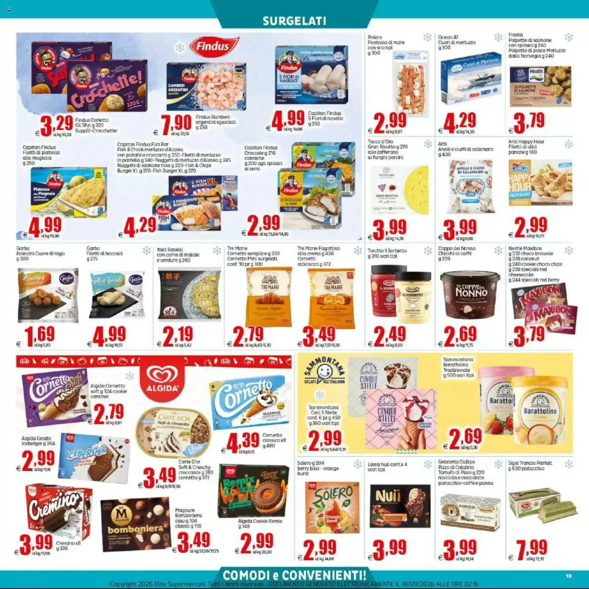 Volantino promozionale Elite  valide dal 18/09/2026 - Pagina 13.