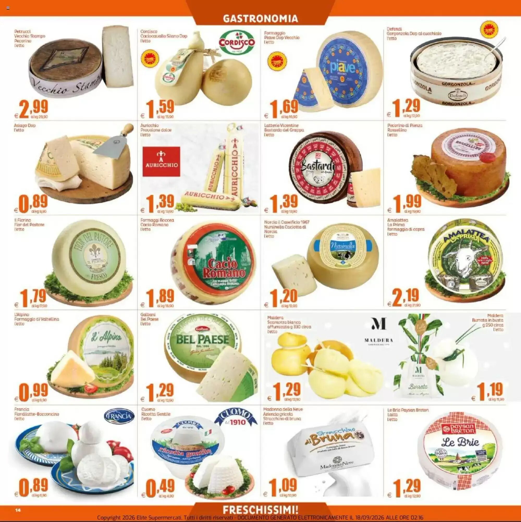 Volantino promozionale Elite  valide dal 18/09/2026 - Pagina 14.