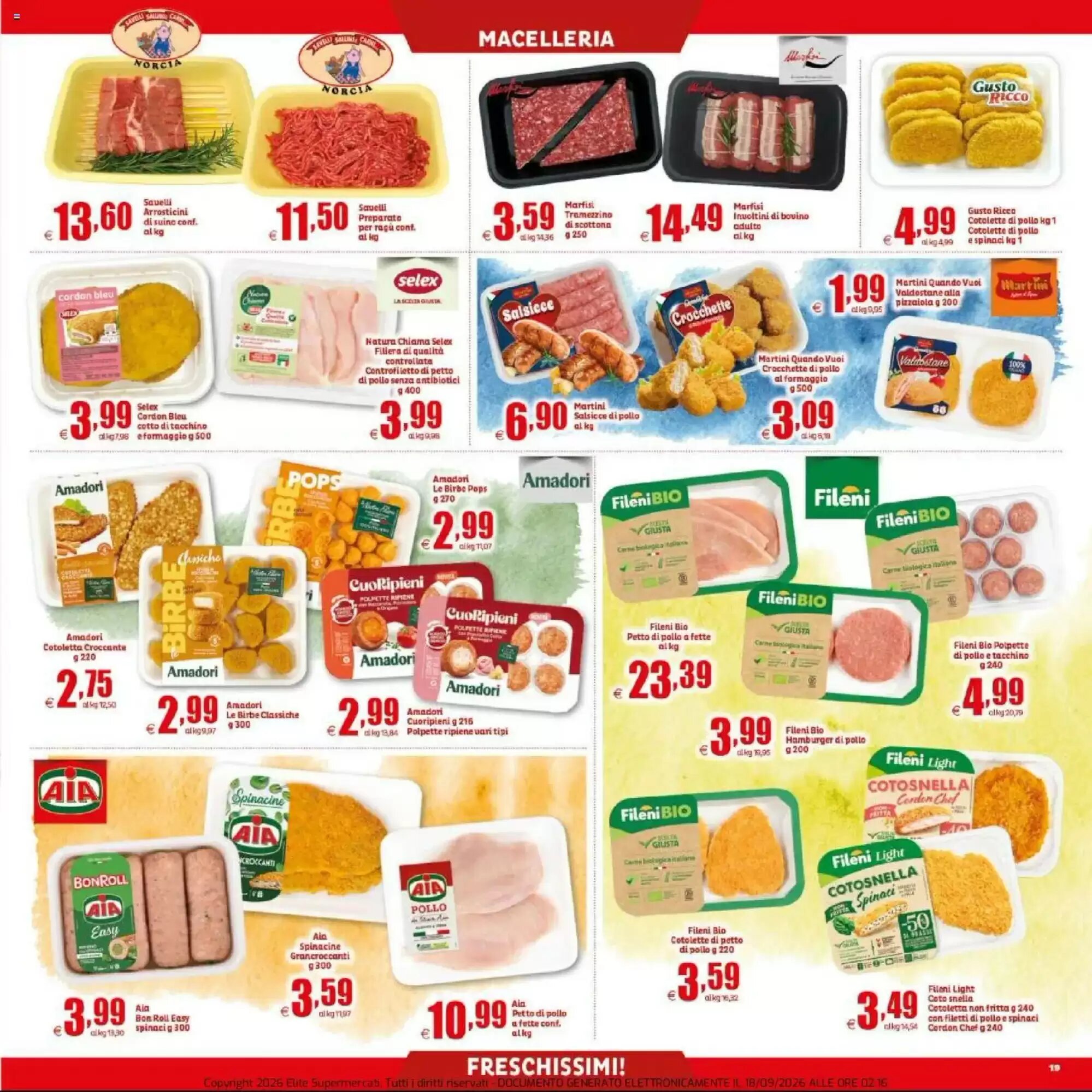 Volantino promozionale Elite  valide dal 18/09/2026 - Pagina 19.