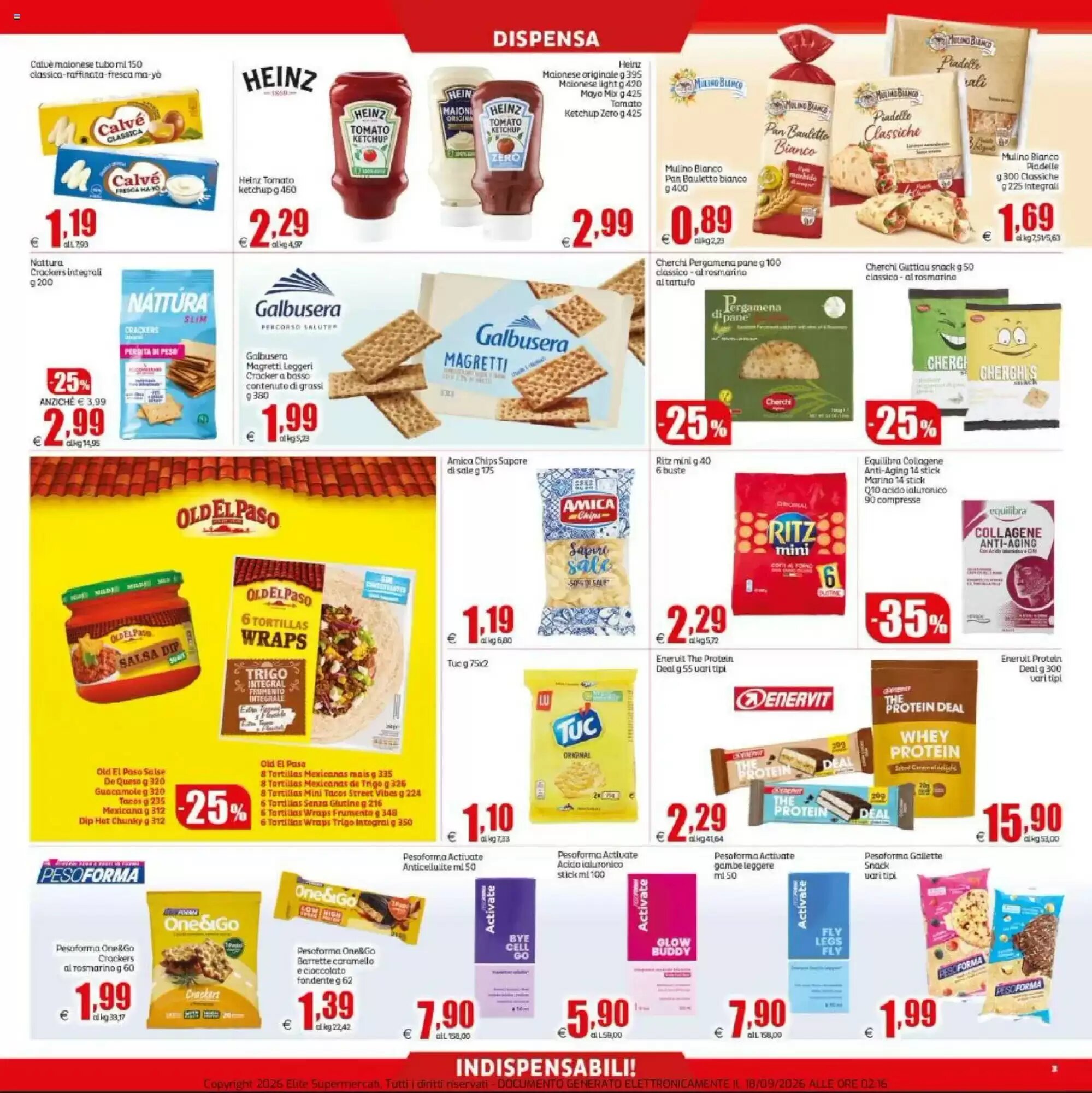 Volantino promozionale Elite  valide dal 18/09/2026 - Pagina 3.