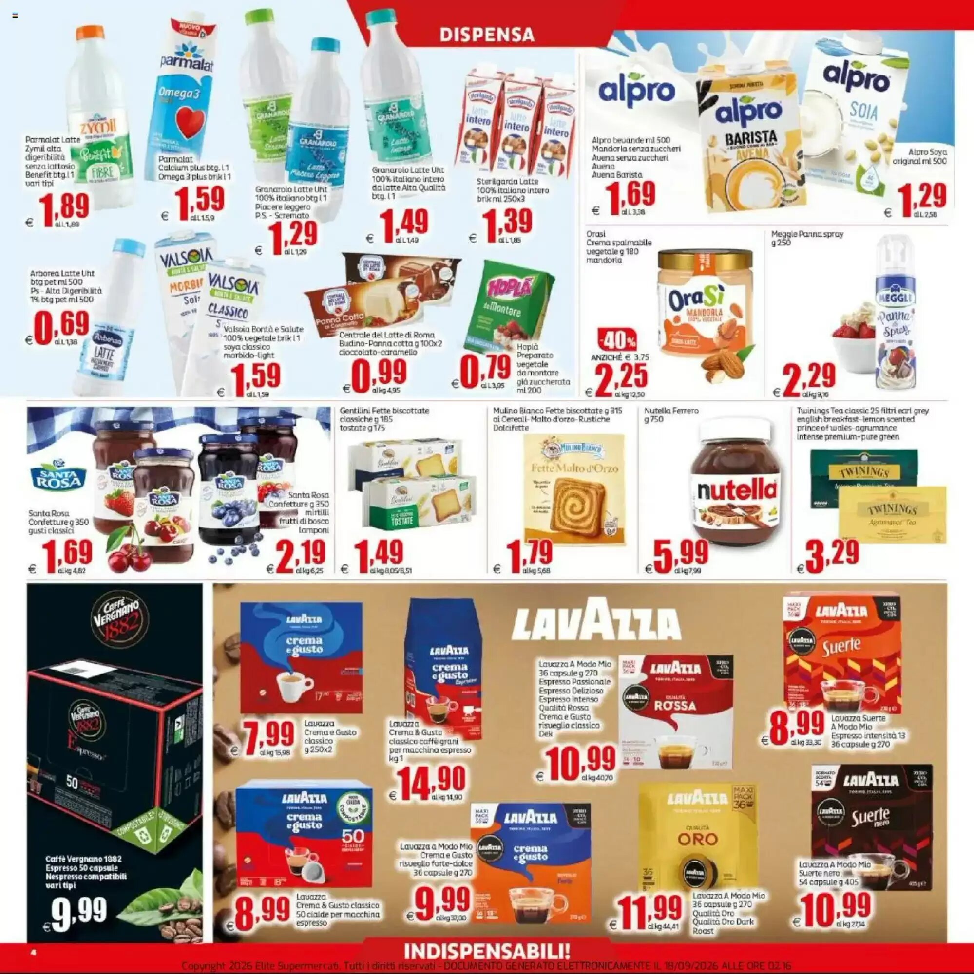 Volantino promozionale Elite  valide dal 18/09/2026 - Pagina 4.