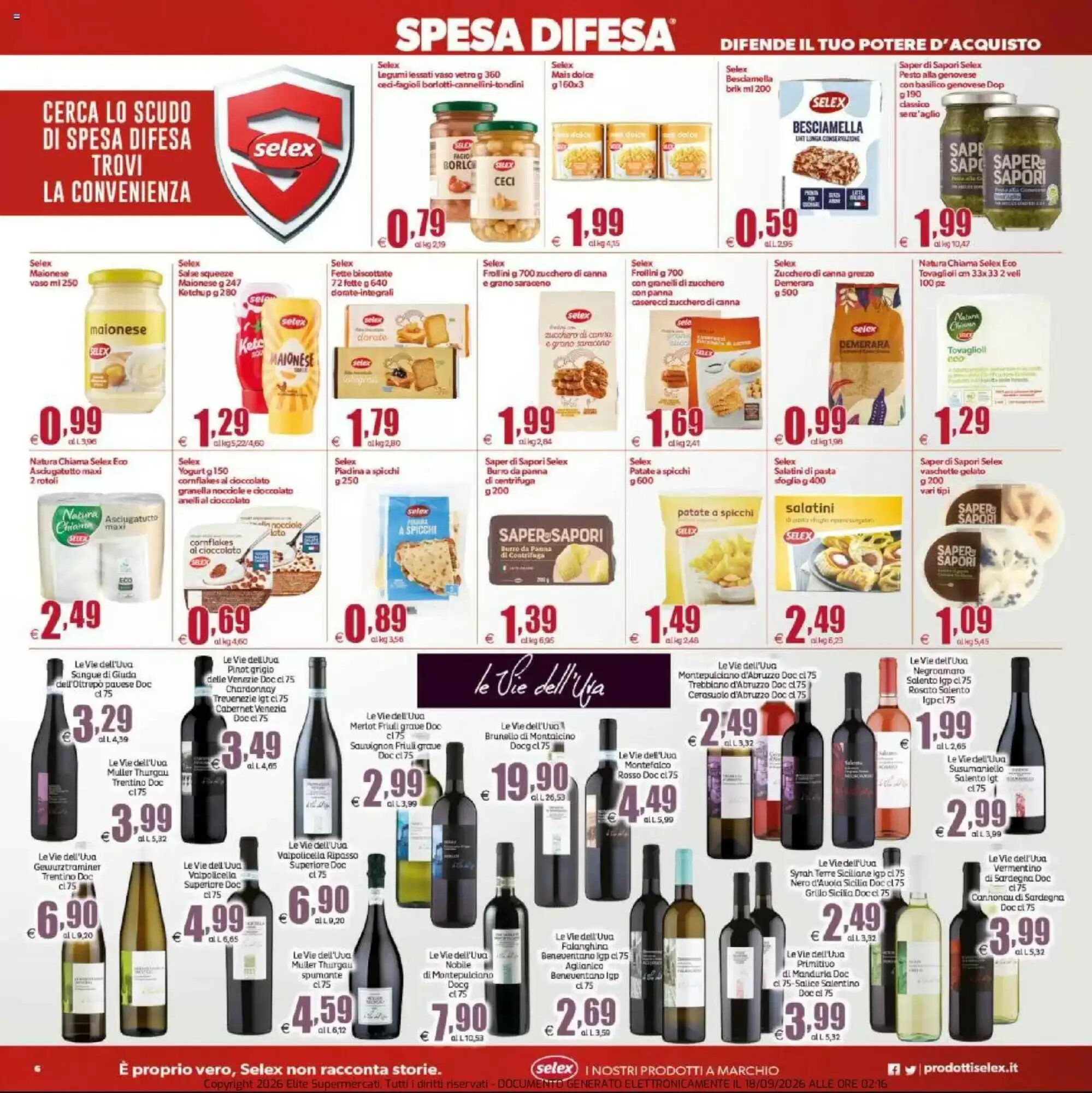 Volantino promozionale Elite  valide dal 18/09/2026 - Pagina 6.