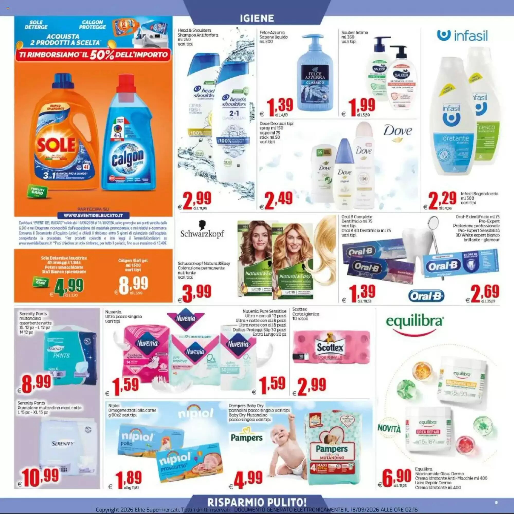 Volantino promozionale Elite  valide dal 18/09/2026 - Pagina 9.