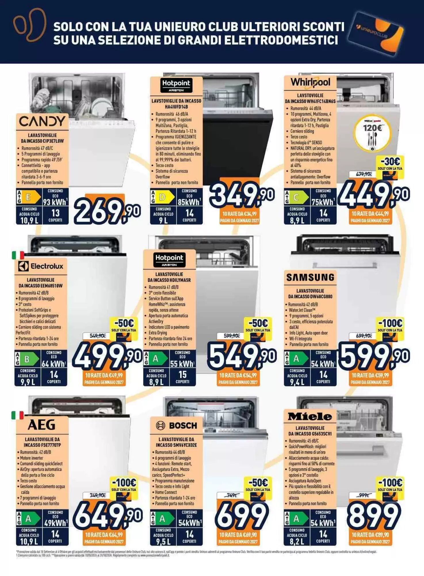 Volantino promozionale Unieuro  valide dal 18/09/2026 - Pagina 10.
