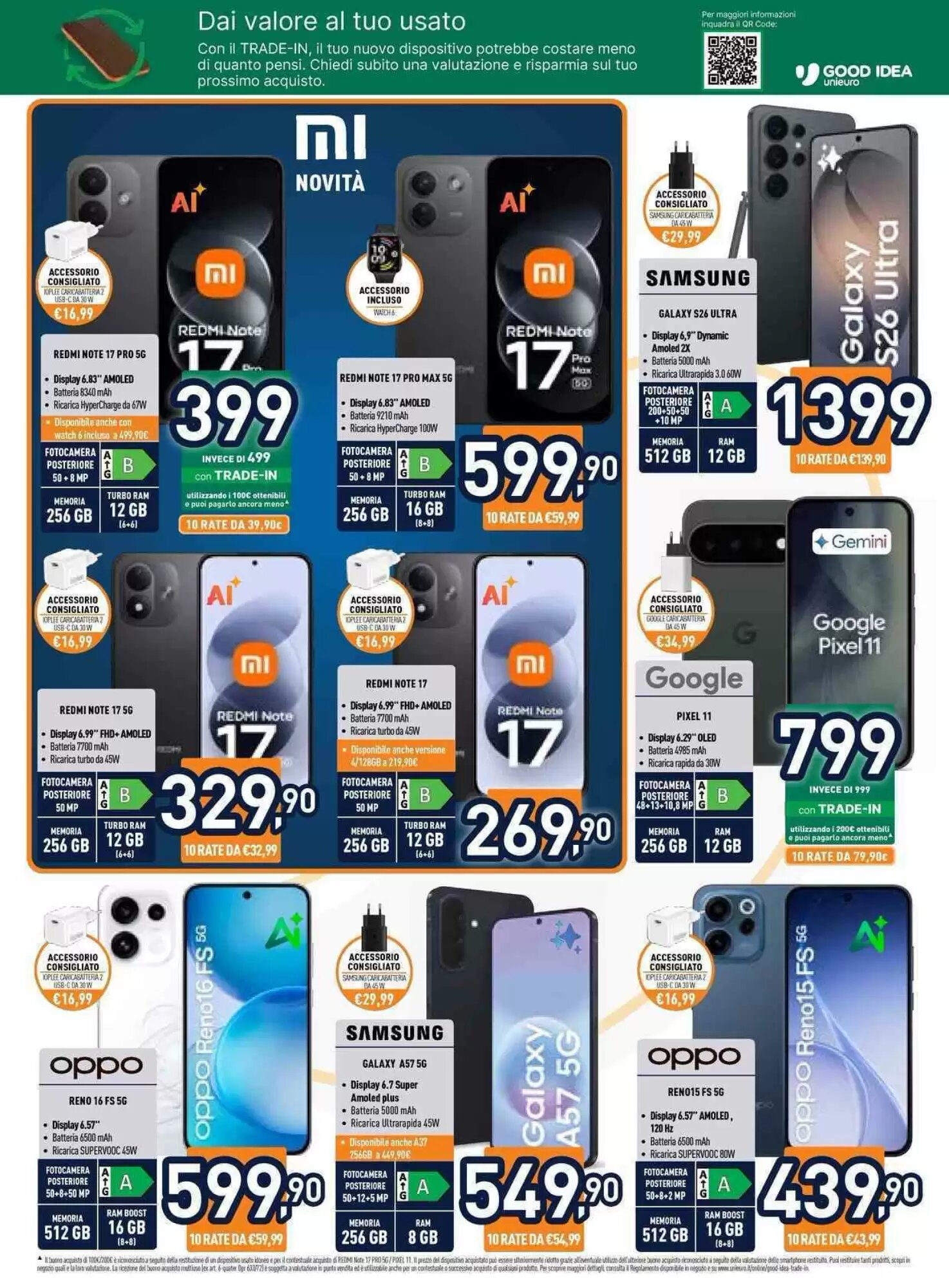 Volantino promozionale Unieuro  valide dal 18/09/2026 - Pagina 34.