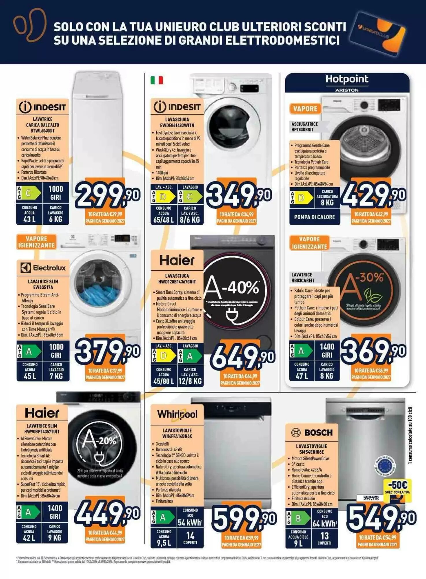 Volantino promozionale Unieuro  valide dal 18/09/2026 - Pagina 6.