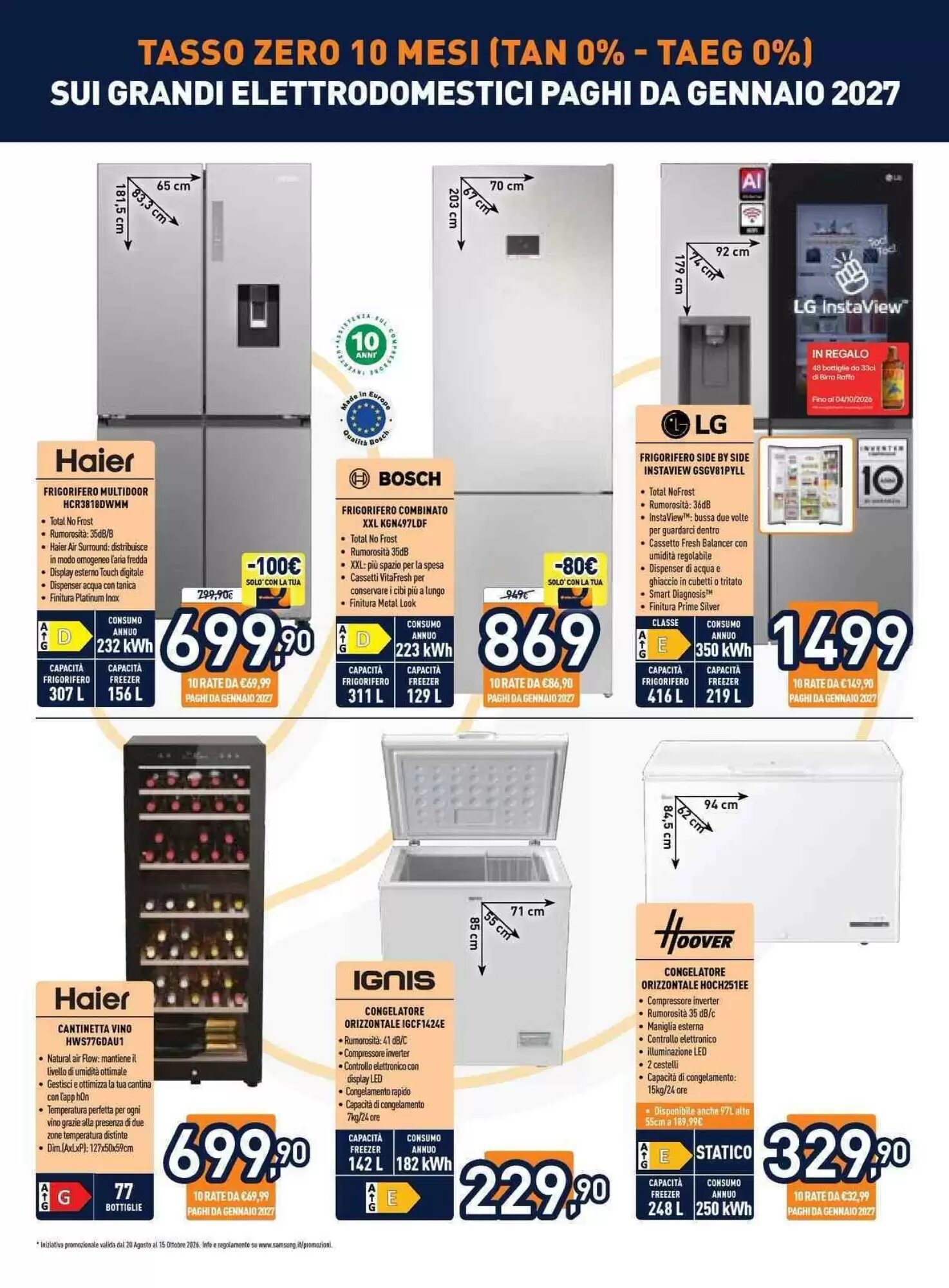 Volantino promozionale Unieuro  valide dal 18/09/2026 - Pagina 8.