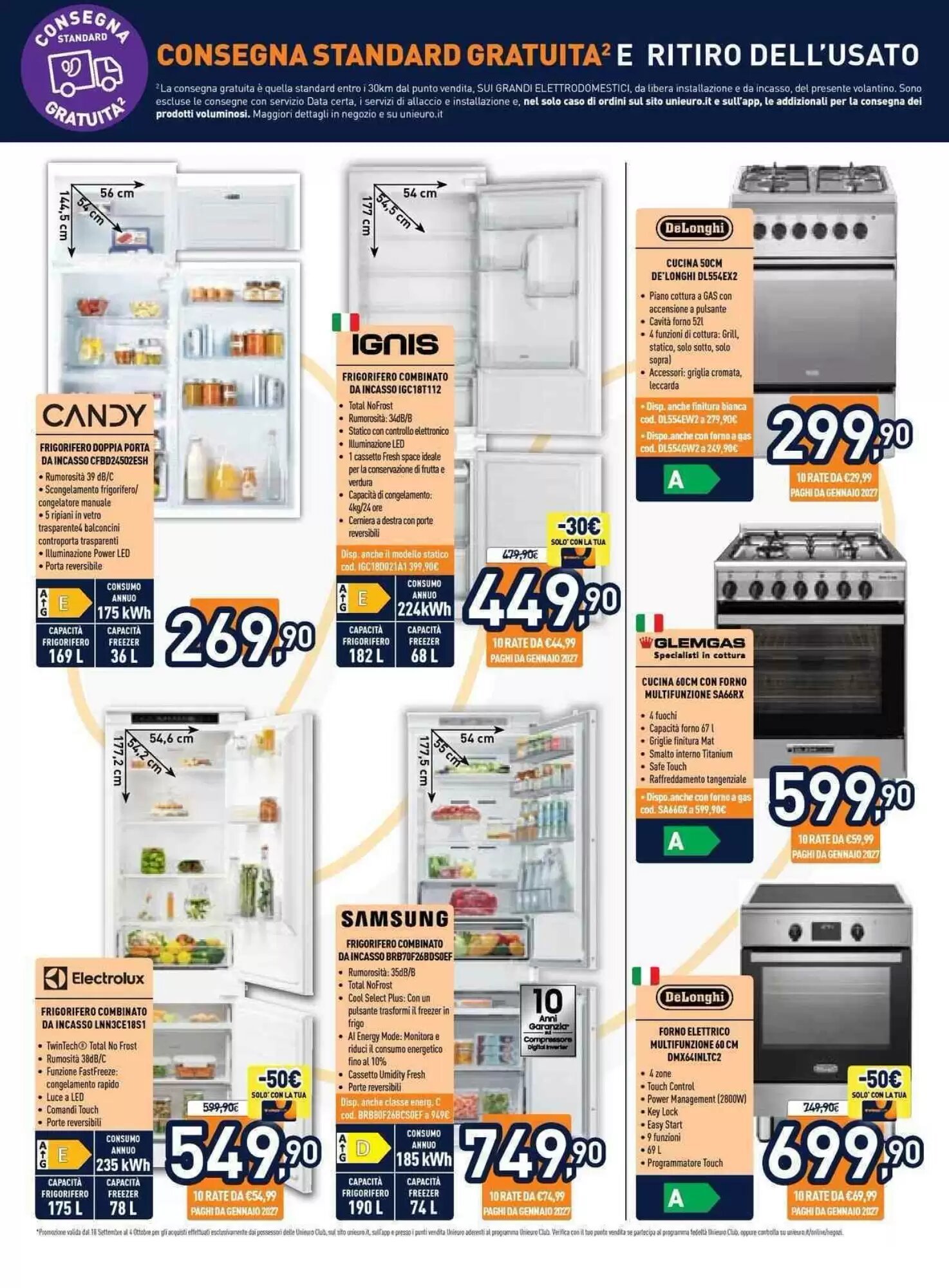 Volantino promozionale Unieuro  valide dal 18/09/2026 - Pagina 9.