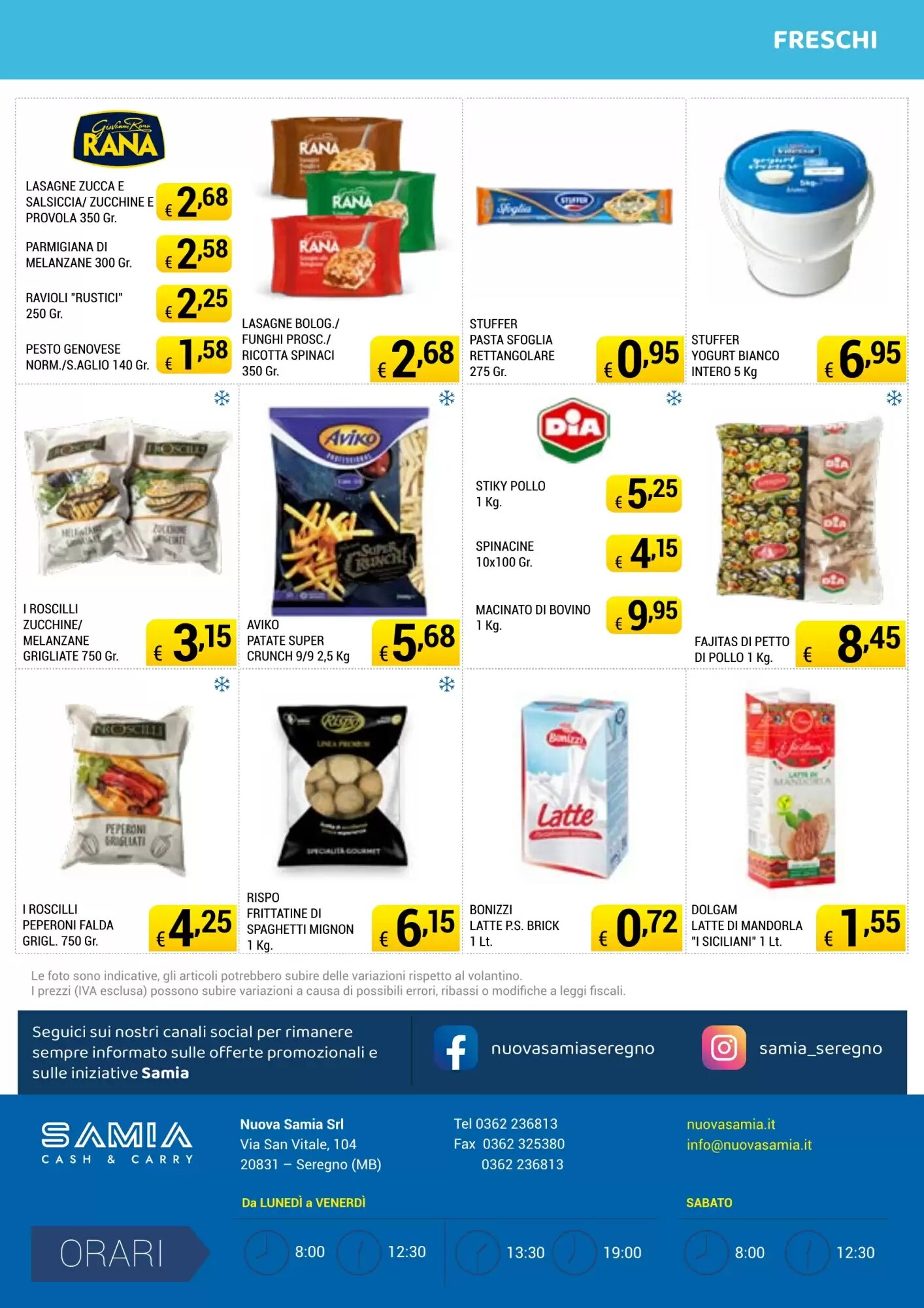 Volantino promozionale Samia Cash and Carry  valide dal 19/09/2026 - Pagina 8.
