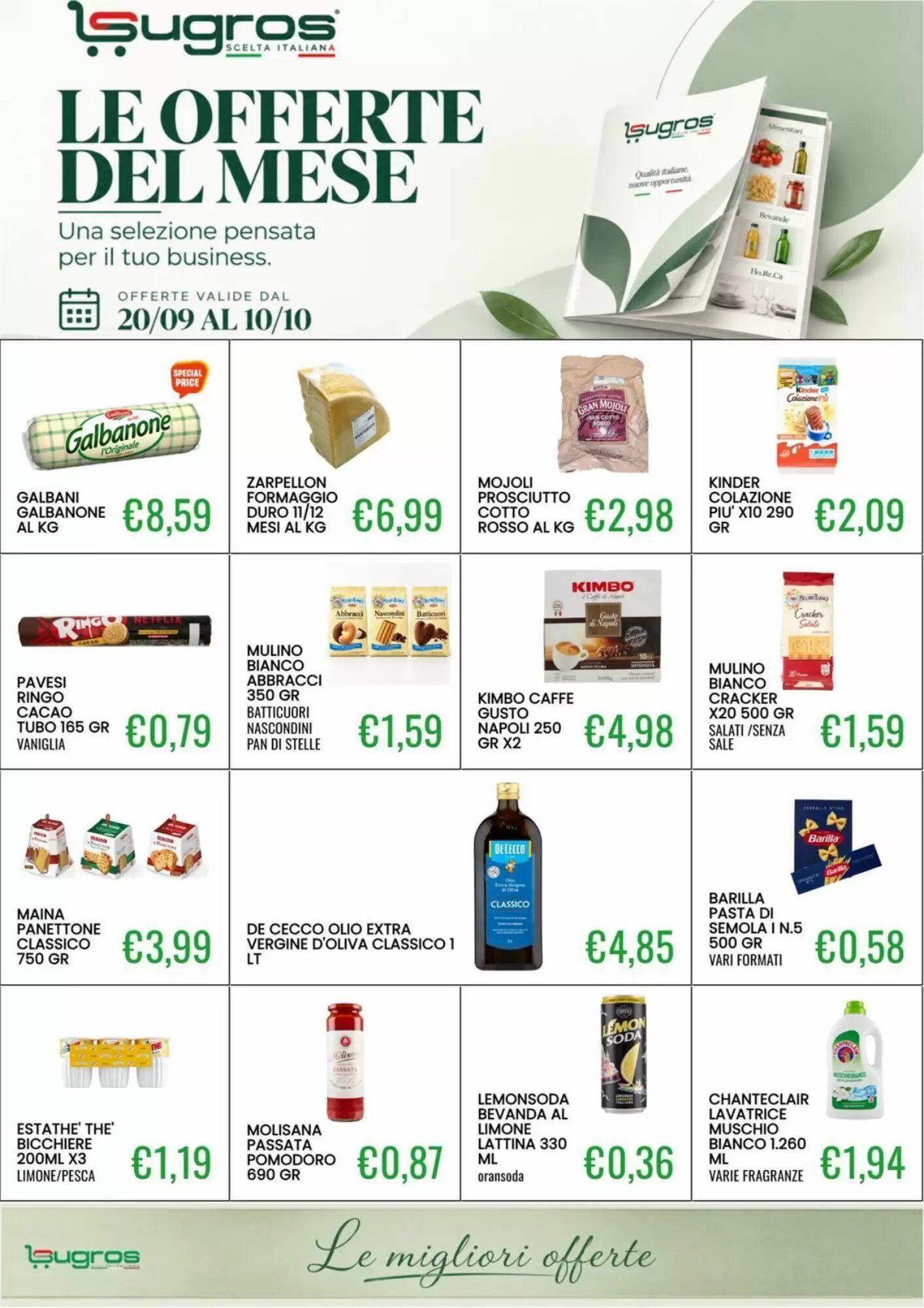 Volantino promozionale Sugros  valide dal 20/09/2026 - Pagina 1.