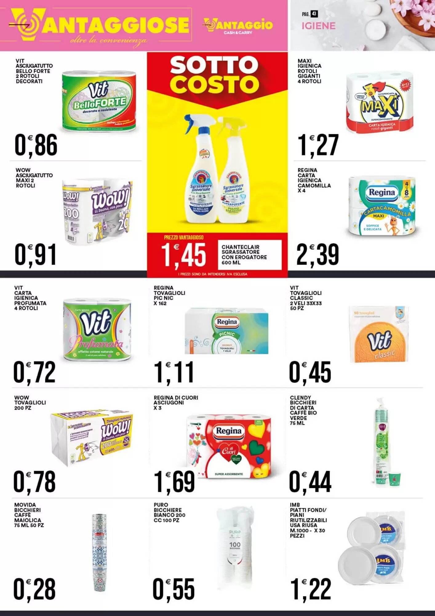 Volantino promozionale Vantaggio Cash&Carry  valide dal 20/09/2026 - Pagina 46.