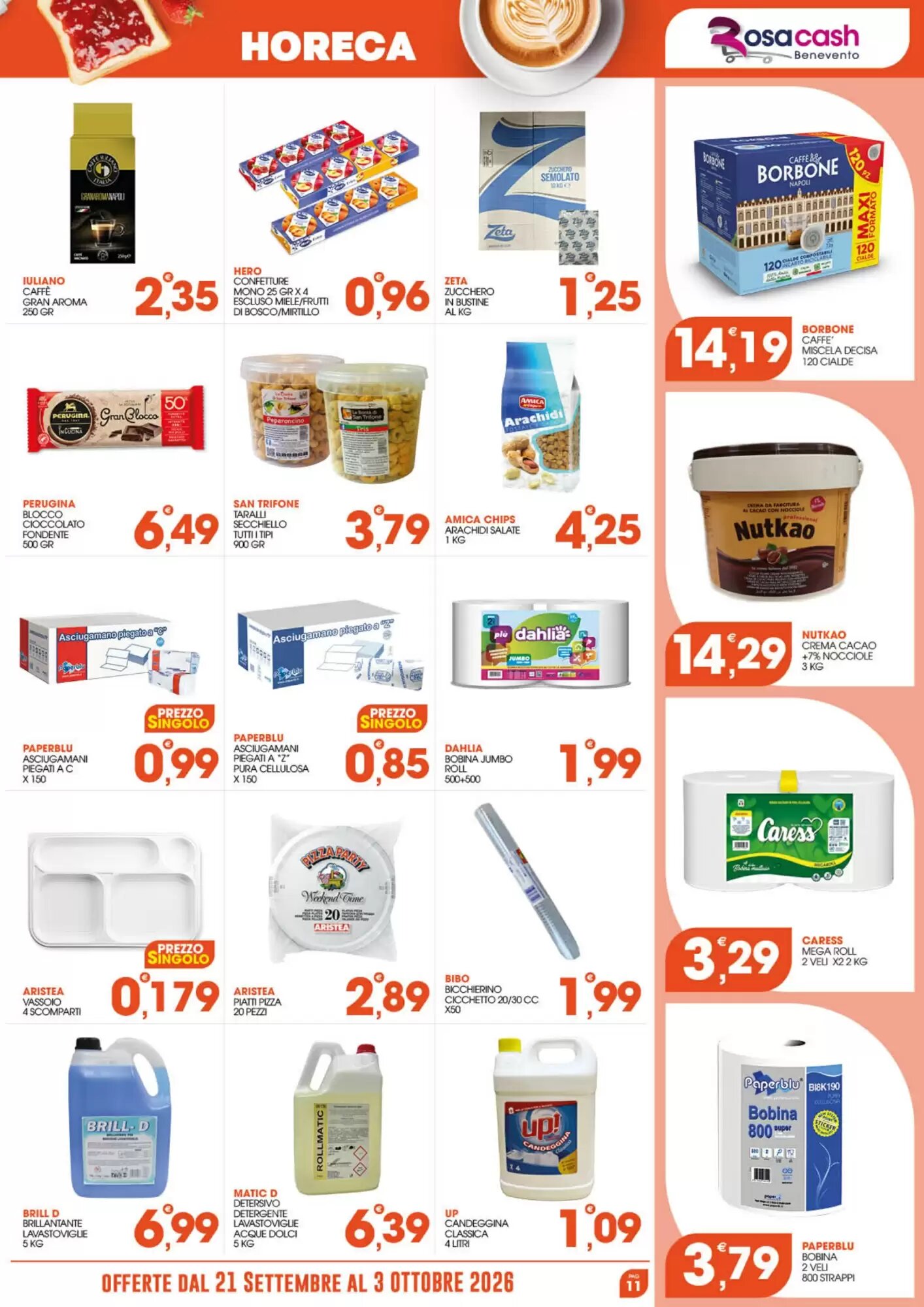 Volantino promozionale Rosa Cash  valide dal 20/09/2026 - Pagina 11.