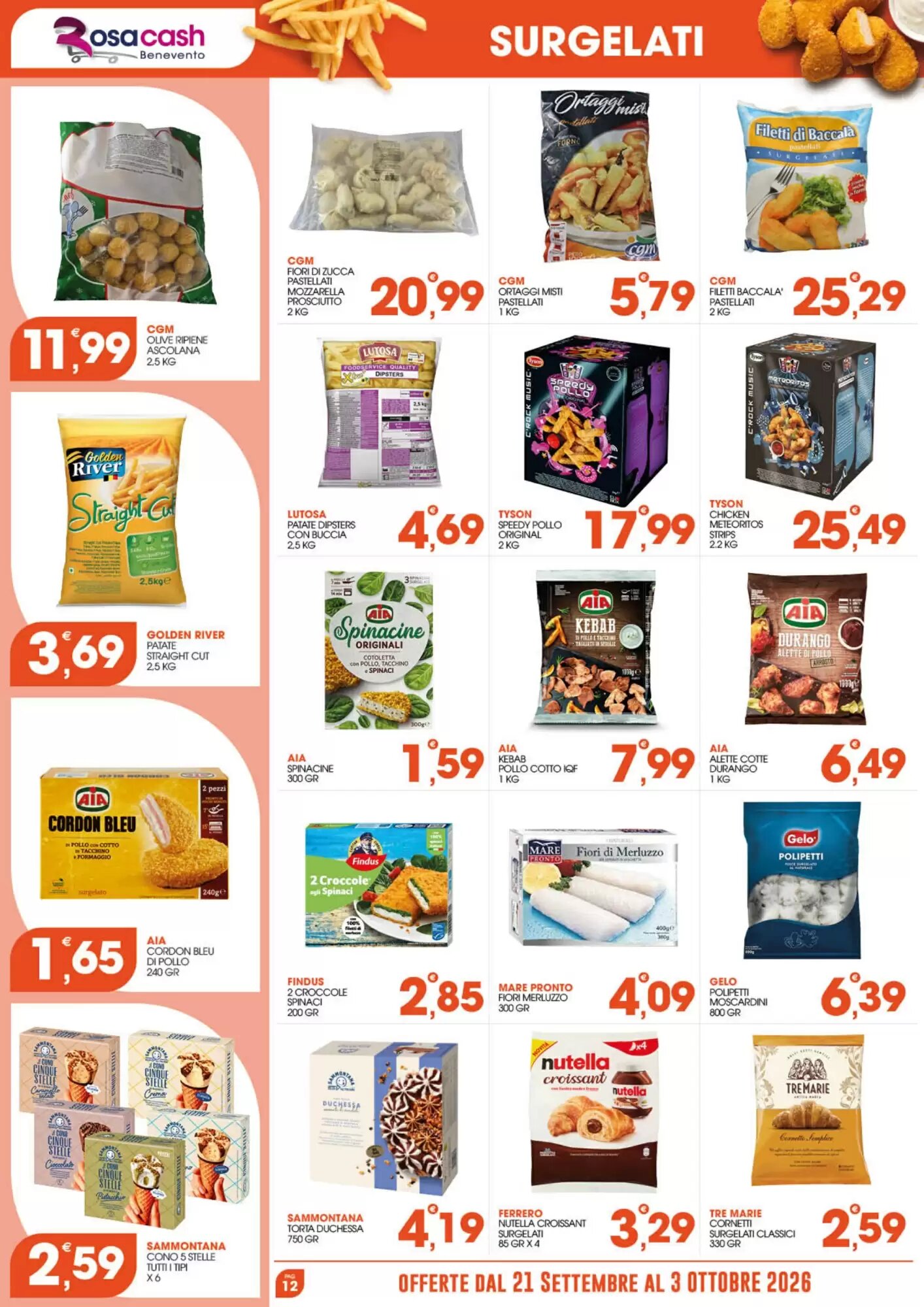 Volantino promozionale Rosa Cash  valide dal 20/09/2026 - Pagina 12.