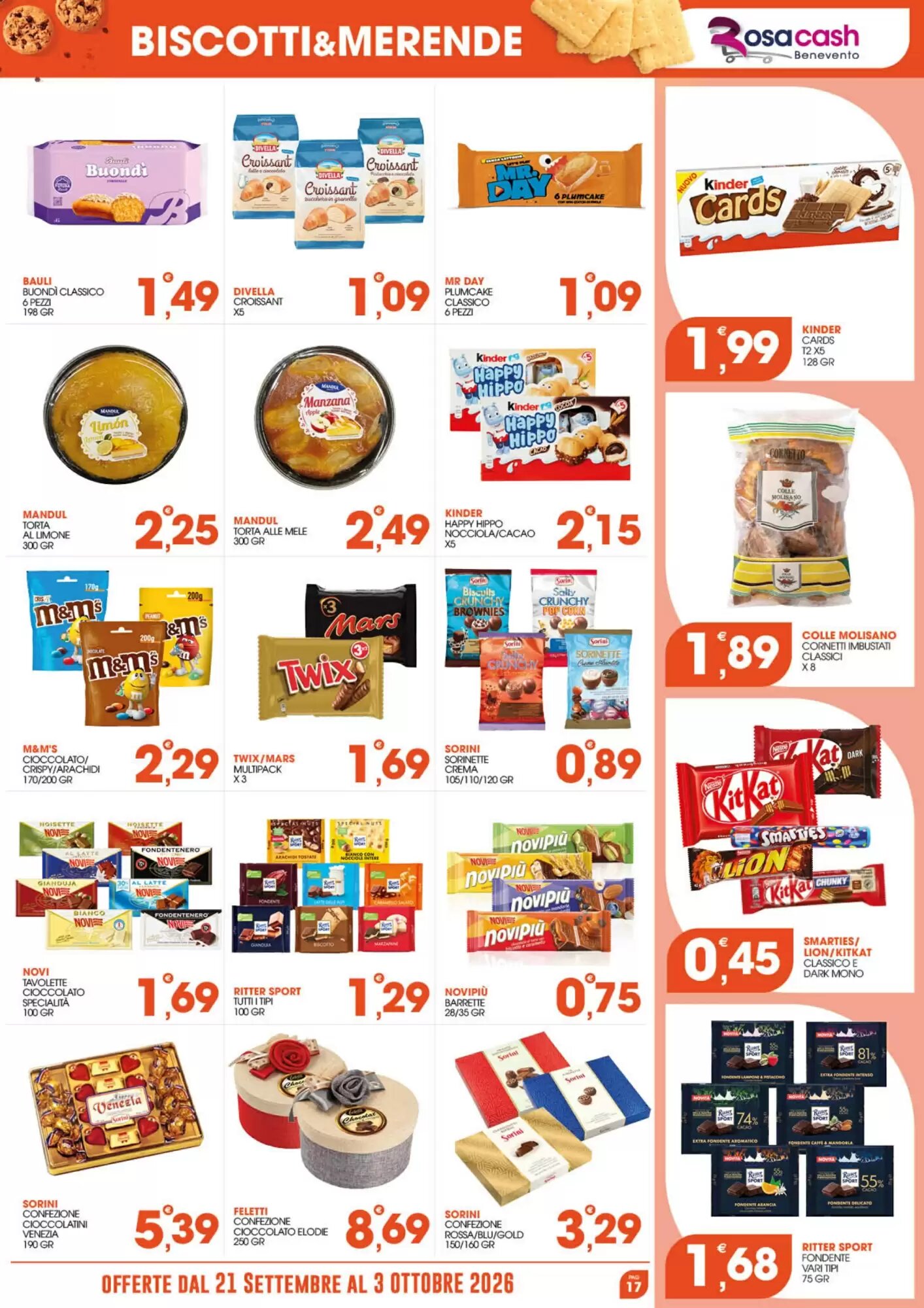 Volantino promozionale Rosa Cash  valide dal 20/09/2026 - Pagina 17.