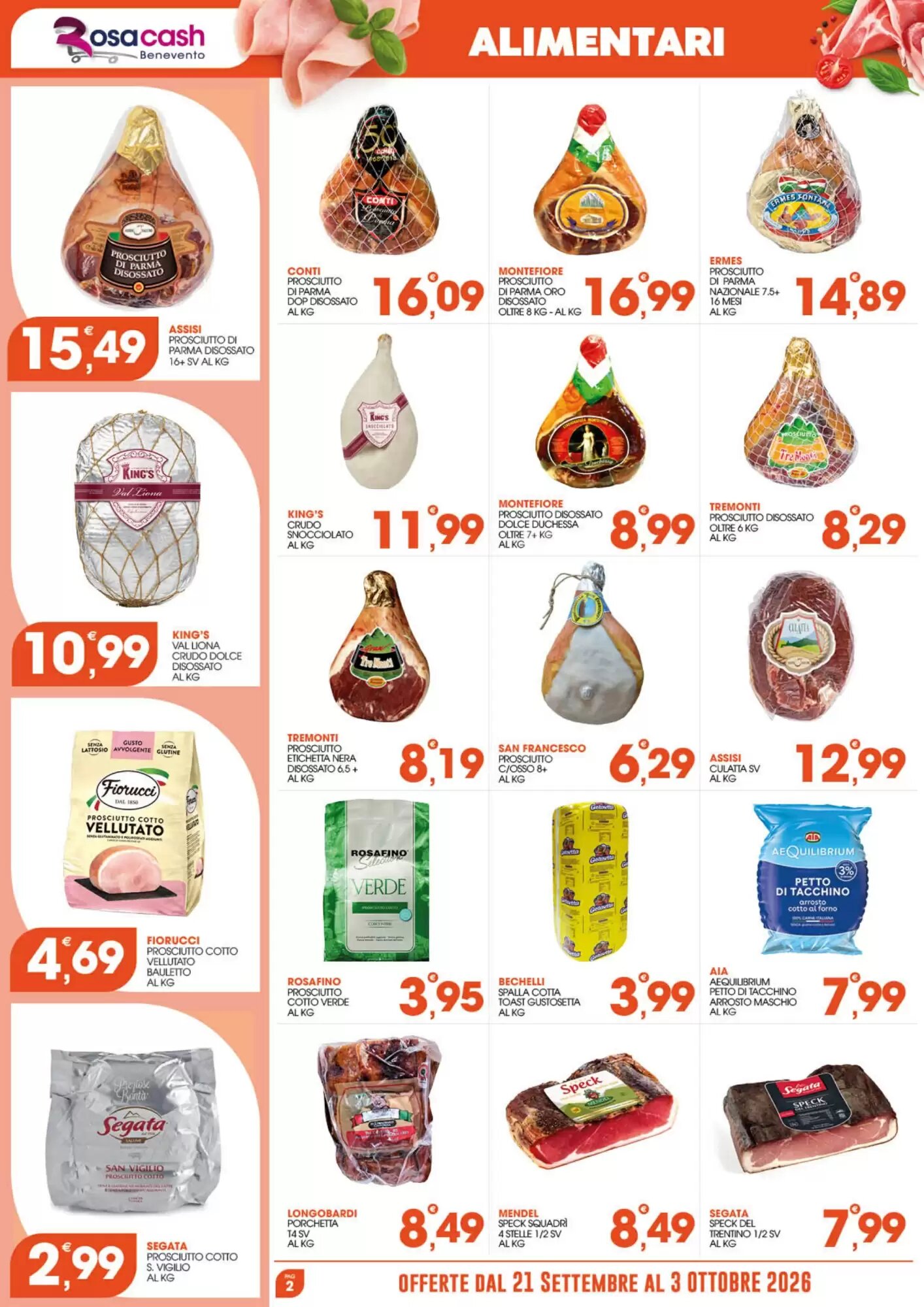 Volantino promozionale Rosa Cash  valide dal 20/09/2026 - Pagina 2.