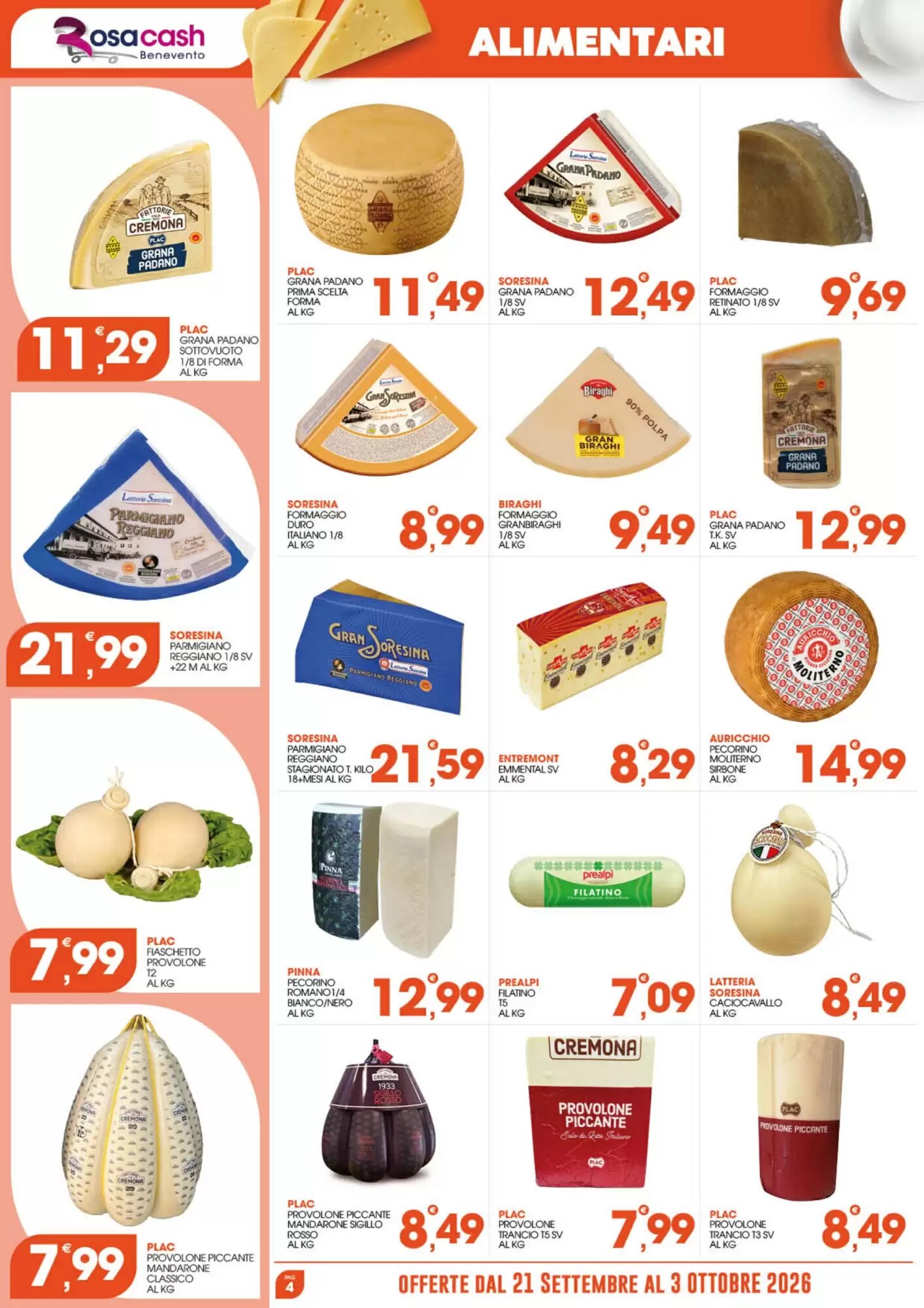 Volantino promozionale Rosa Cash  valide dal 20/09/2026 - Pagina 4.