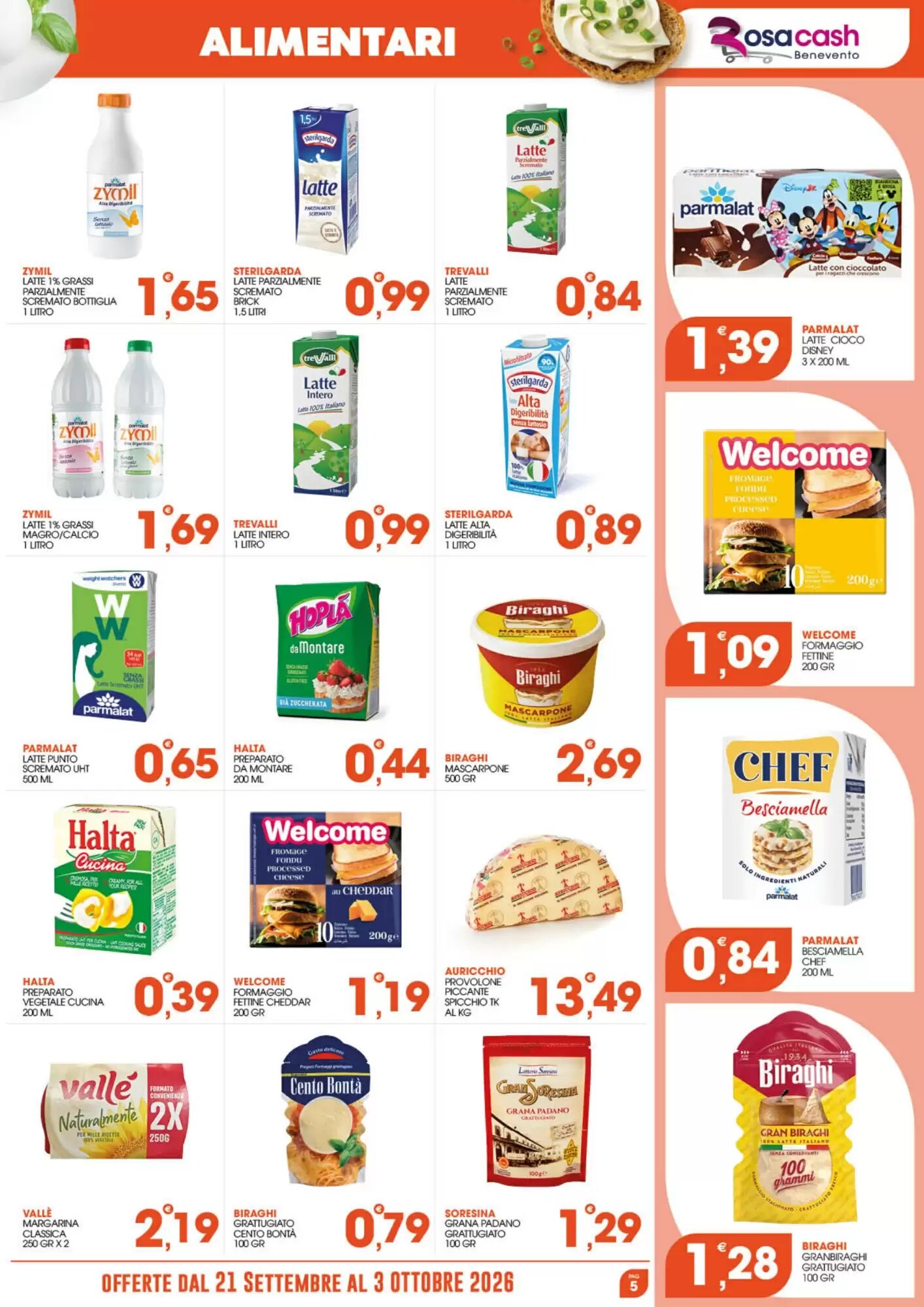 Volantino promozionale Rosa Cash  valide dal 20/09/2026 - Pagina 5.