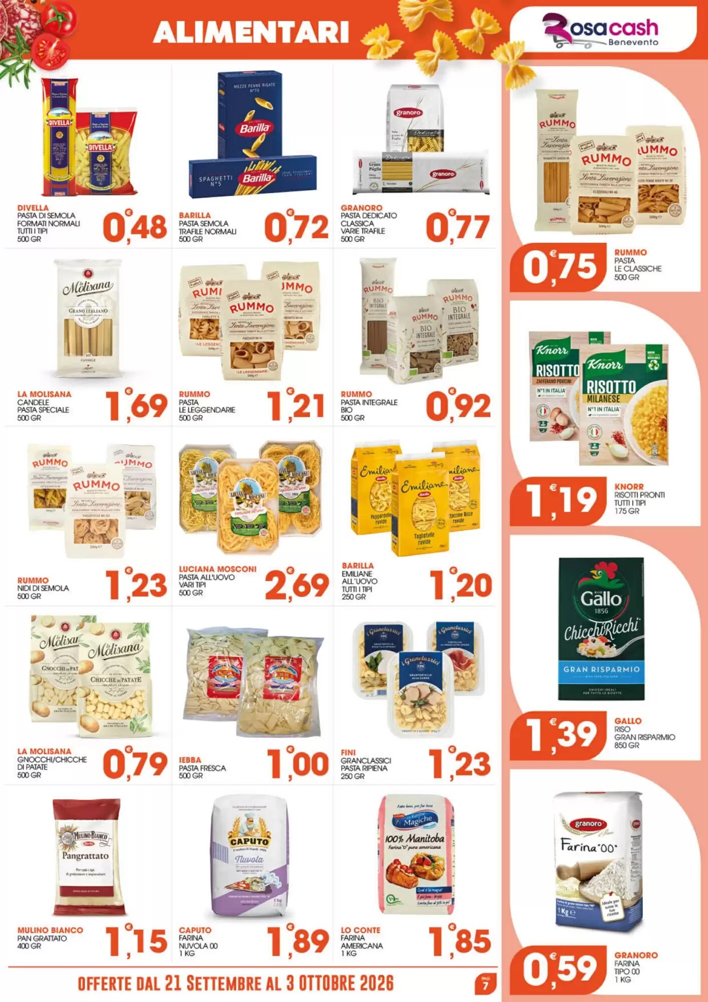 Volantino promozionale Rosa Cash  valide dal 20/09/2026 - Pagina 7.