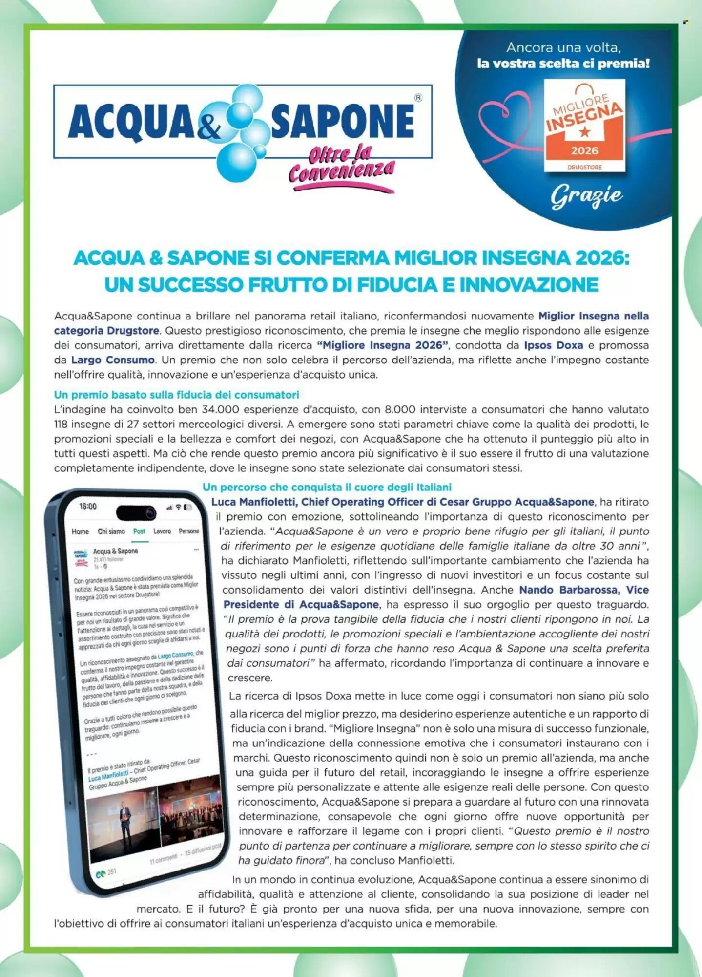 Volantino promozionale Acqua & Sapone  valide dal 20/09/2026 - Pagina 17.