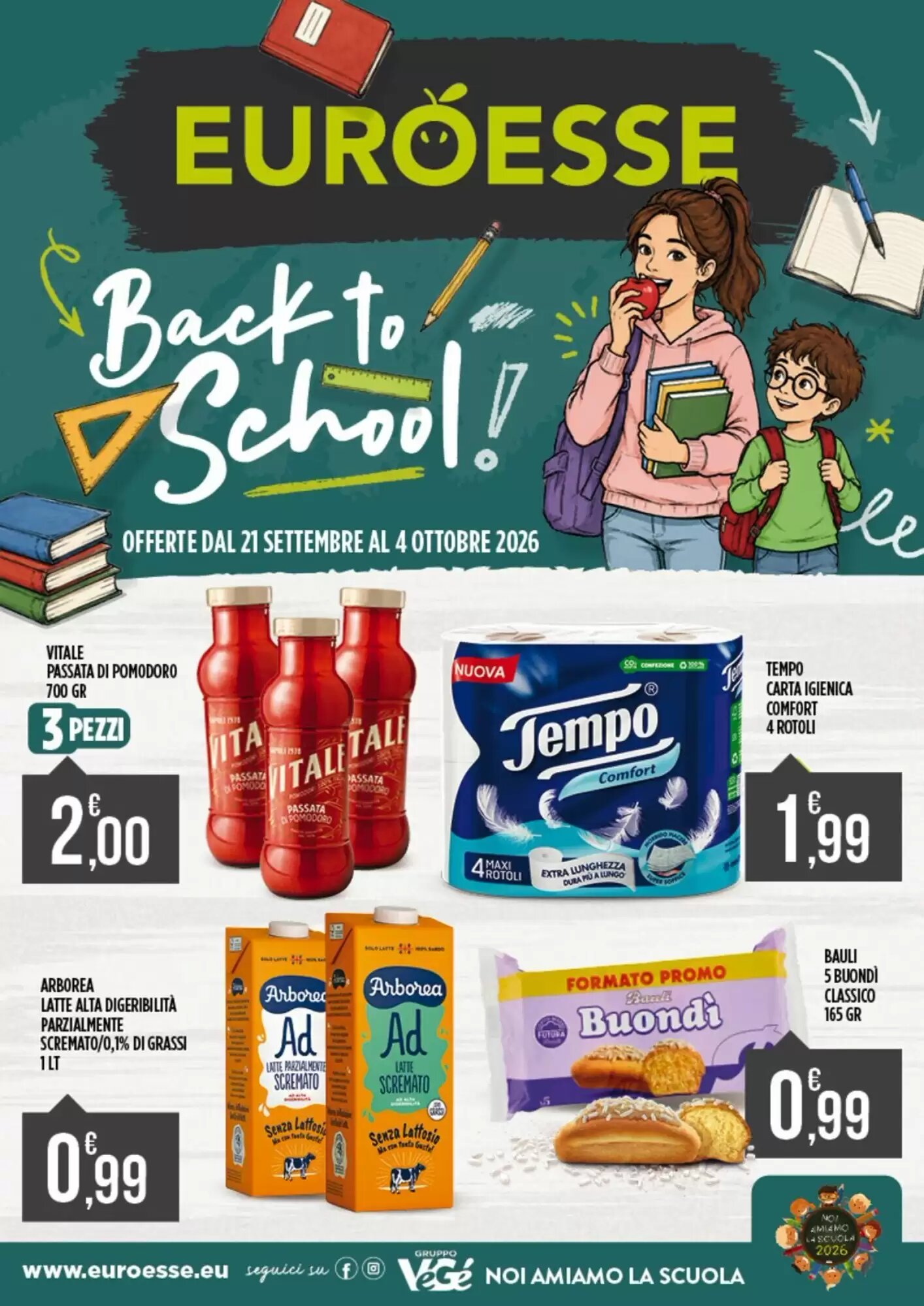Volantino promozionale Euroesse  valide dal 21/09/2026 - Pagina 1.