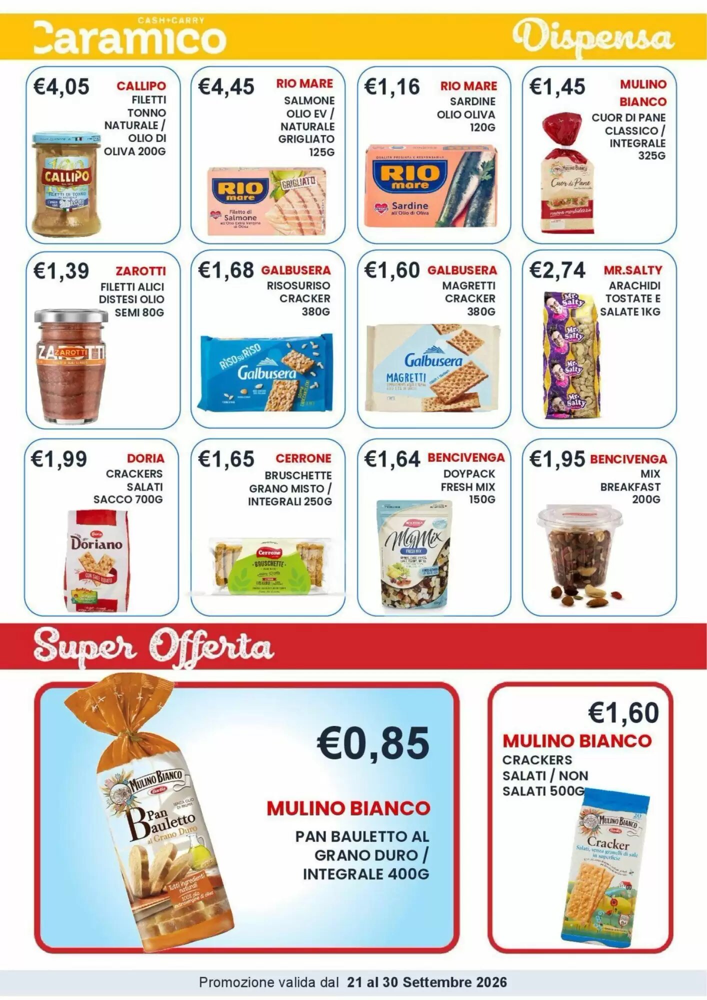 Volantino promozionale Caramico  valide dal 21/09/2026 - Pagina 21.