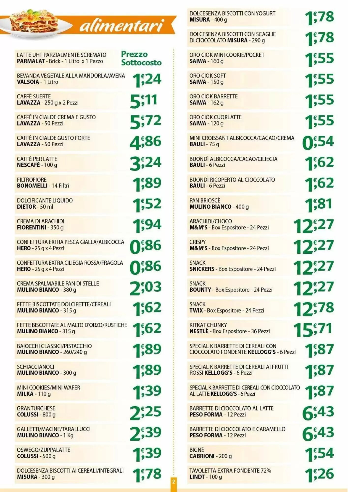 Volantino promozionale Gambardella Cash  valide dal 21/09/2026 - Pagina 2.