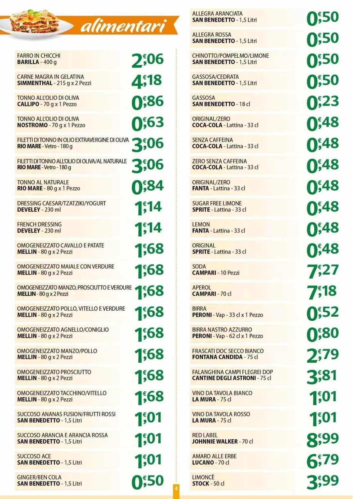 Volantino promozionale Gambardella Cash  valide dal 21/09/2026 - Pagina 4.