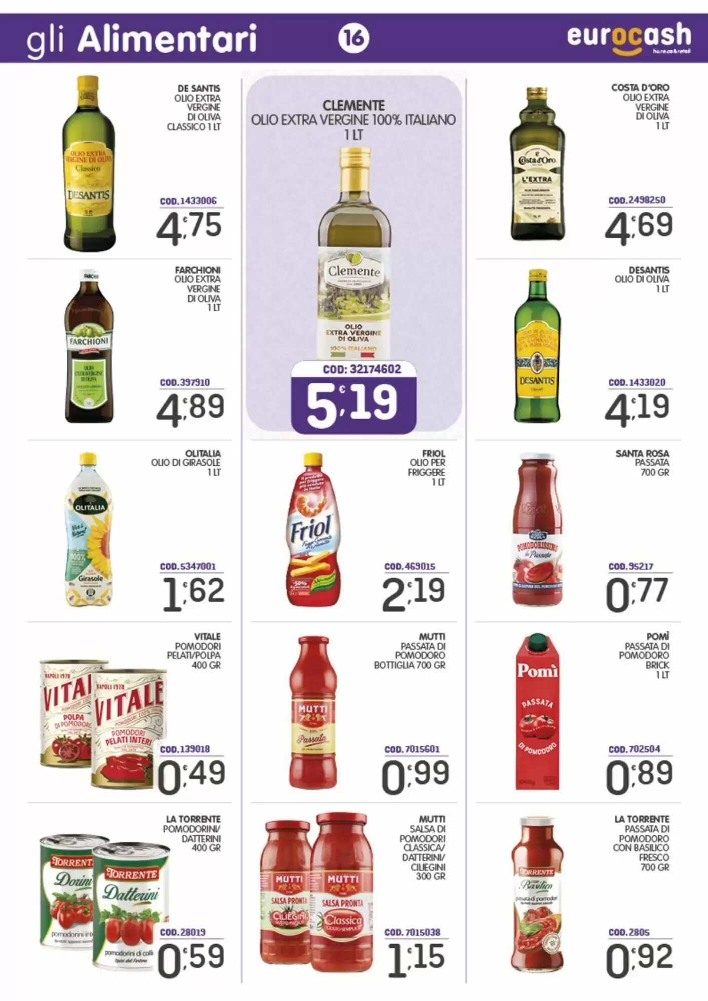 Volantino promozionale Eurocash  valide dal 21/09/2026 - Pagina 16.