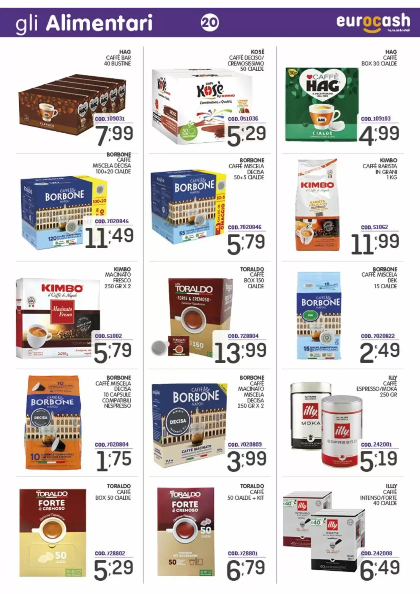 Volantino promozionale Eurocash  valide dal 21/09/2026 - Pagina 20.