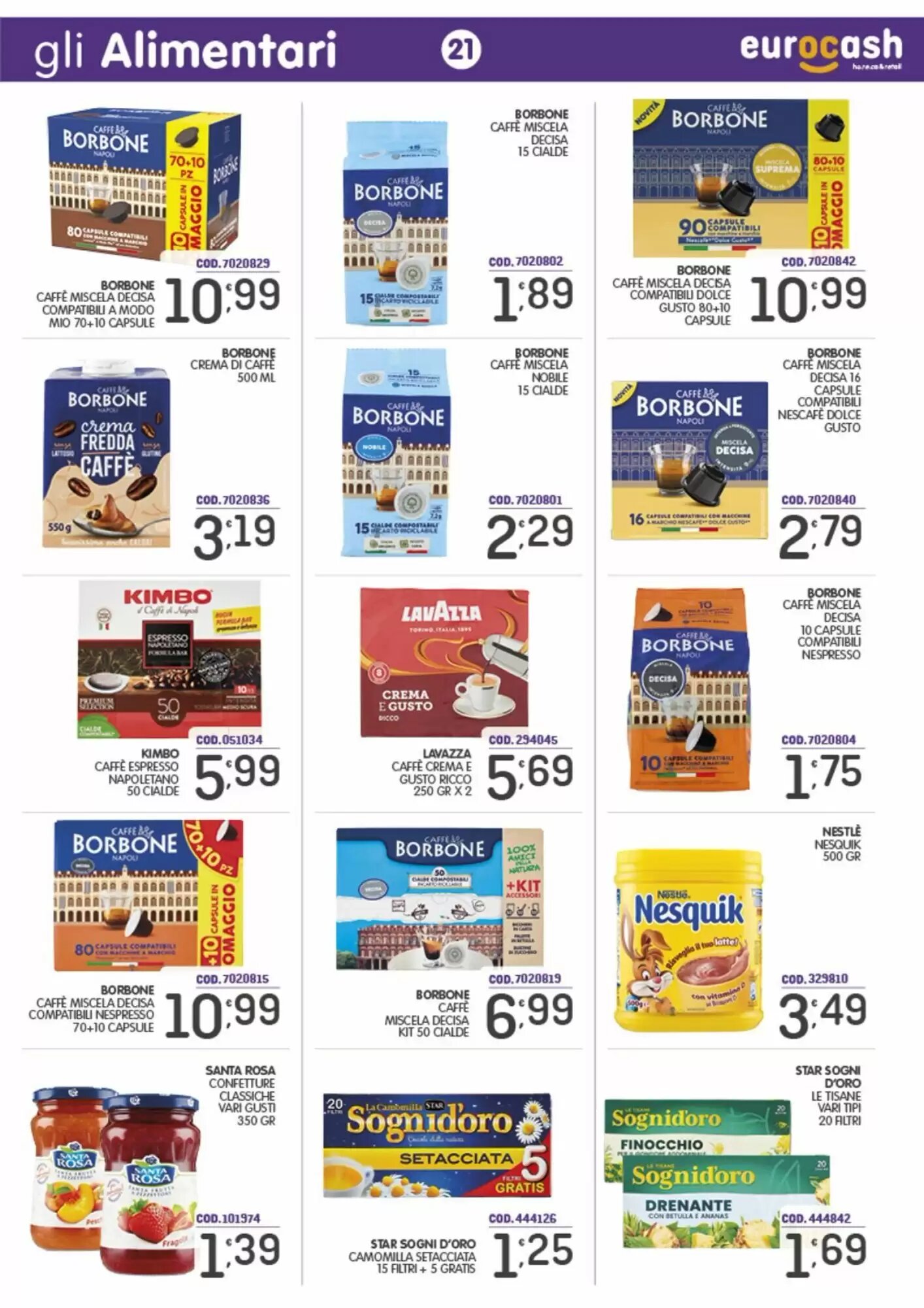 Volantino promozionale Eurocash  valide dal 21/09/2026 - Pagina 21.
