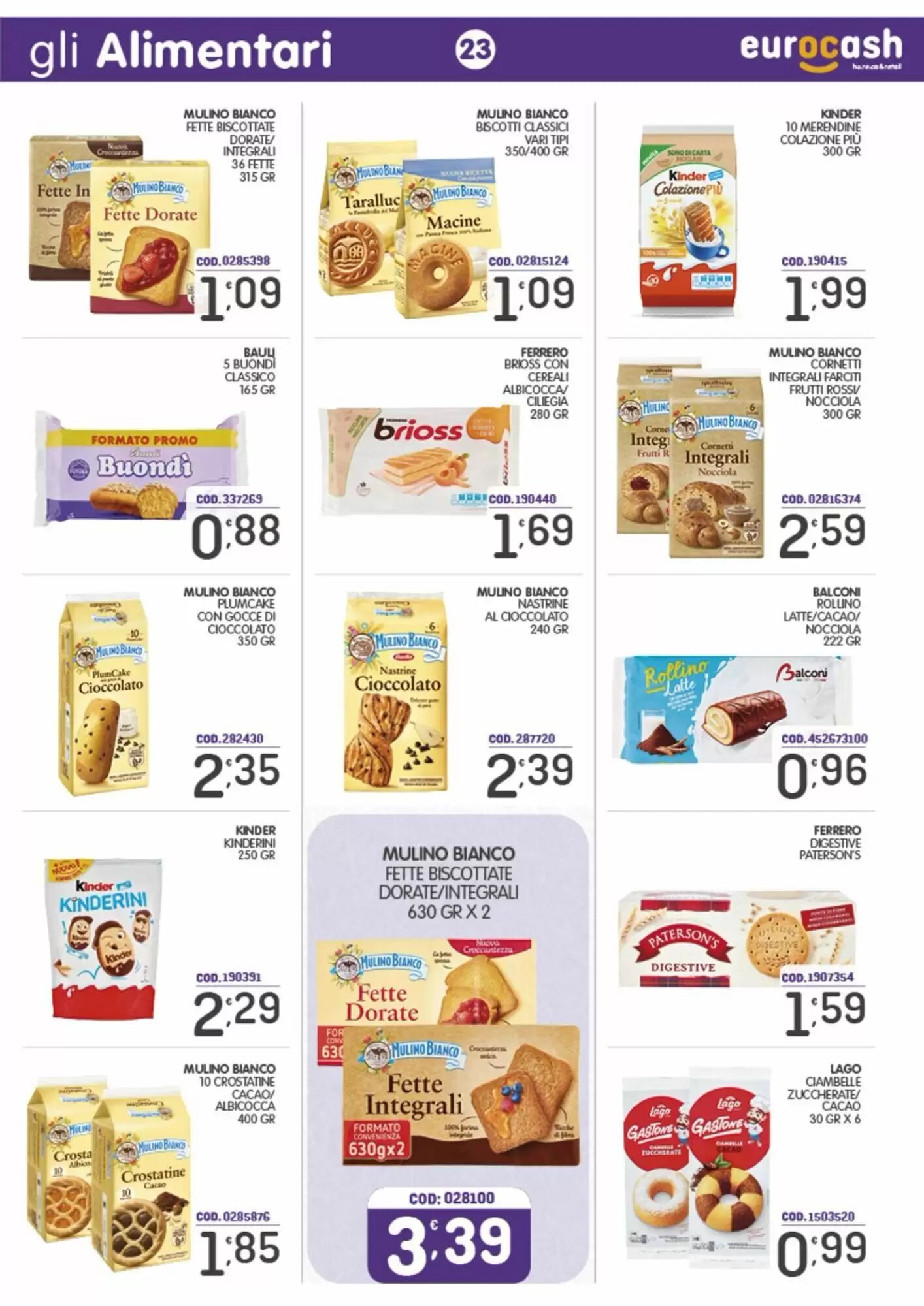 Volantino promozionale Eurocash  valide dal 21/09/2026 - Pagina 23.