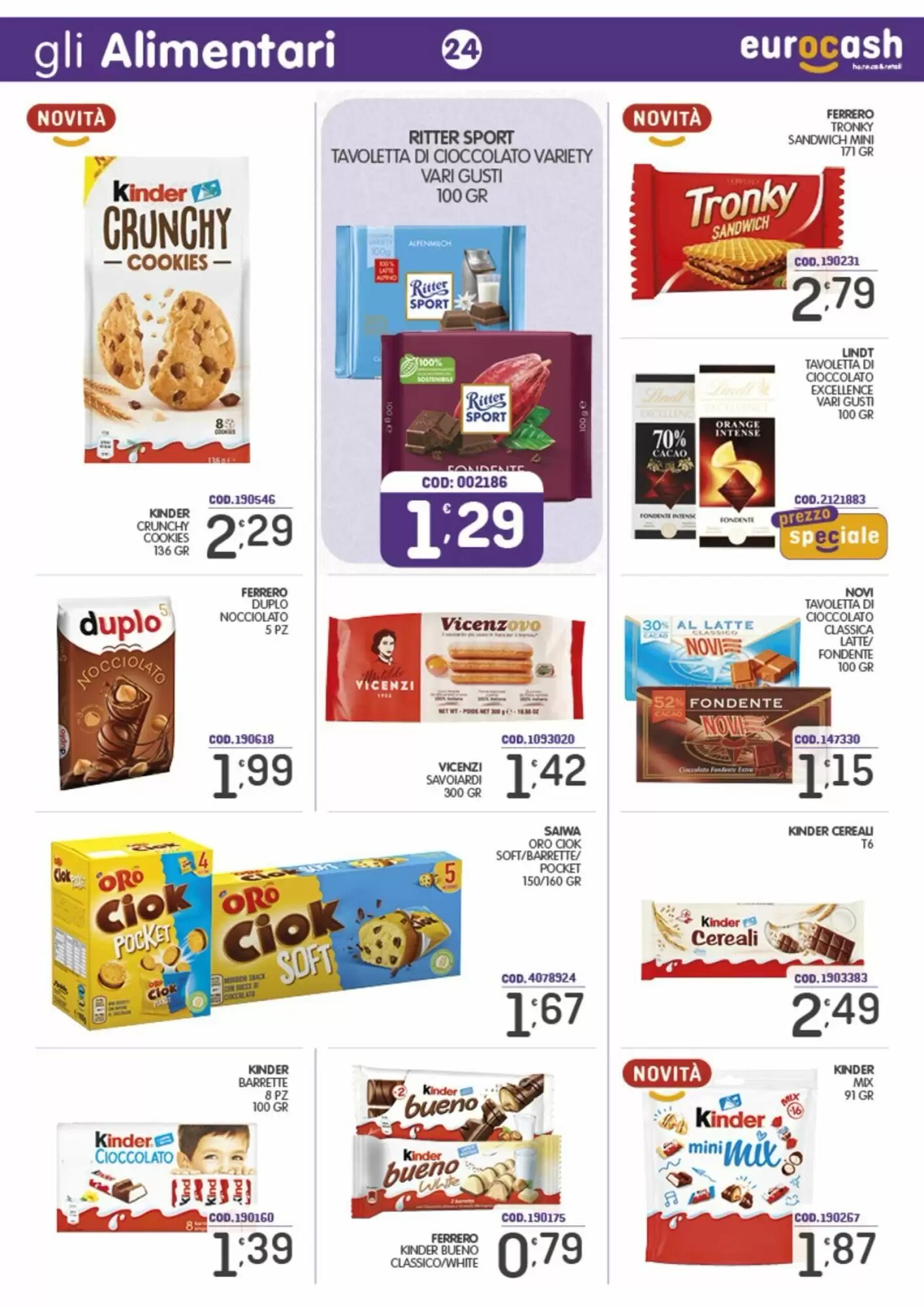 Volantino promozionale Eurocash  valide dal 21/09/2026 - Pagina 24.