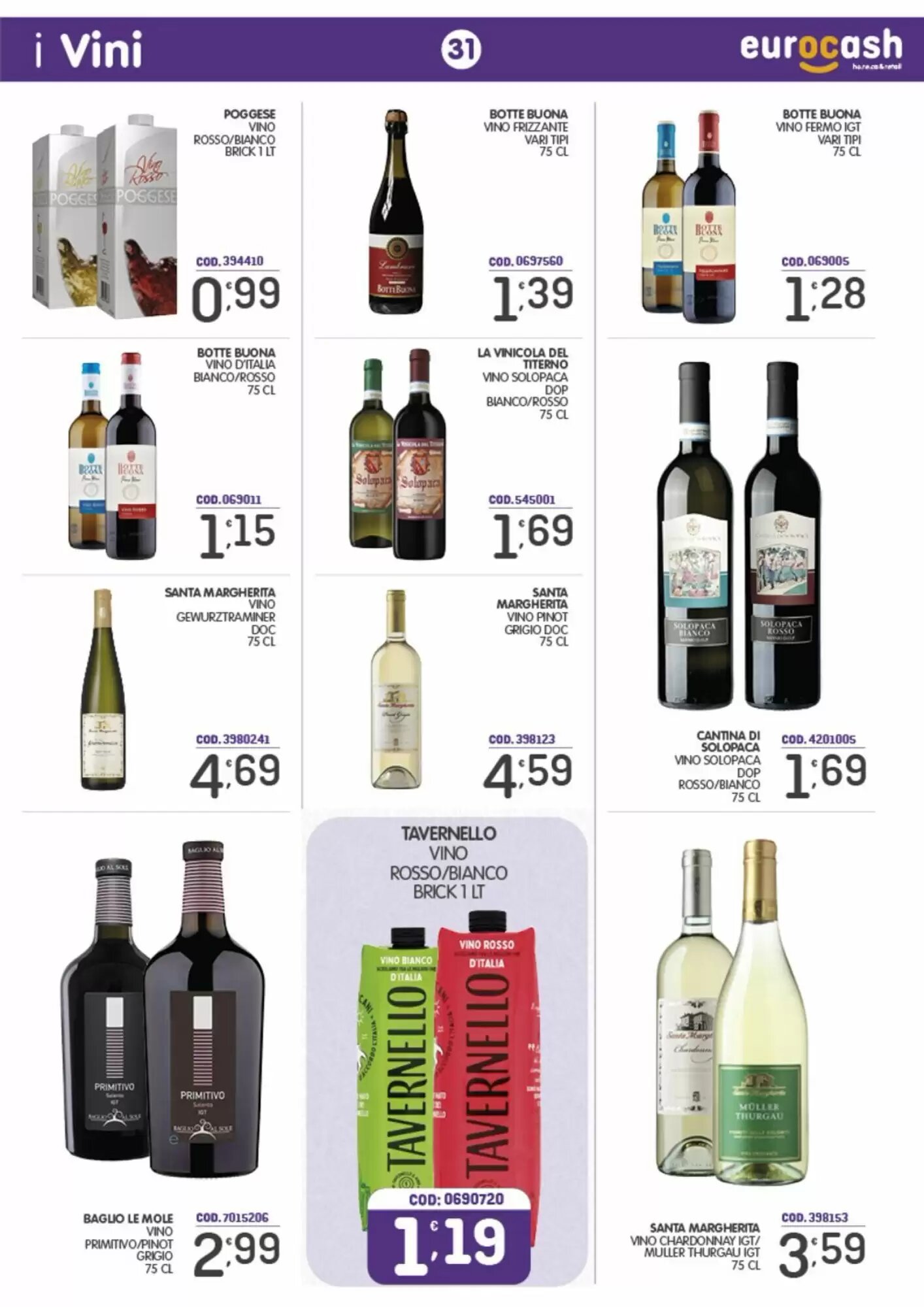 Volantino promozionale Eurocash  valide dal 21/09/2026 - Pagina 31.