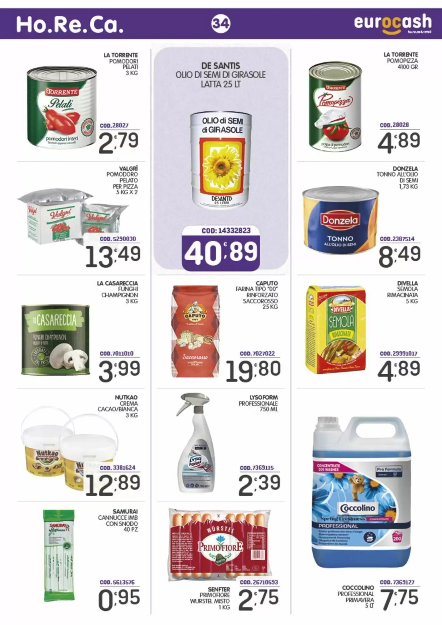 Volantino promozionale Eurocash  valide dal 21/09/2026 - Pagina 34.