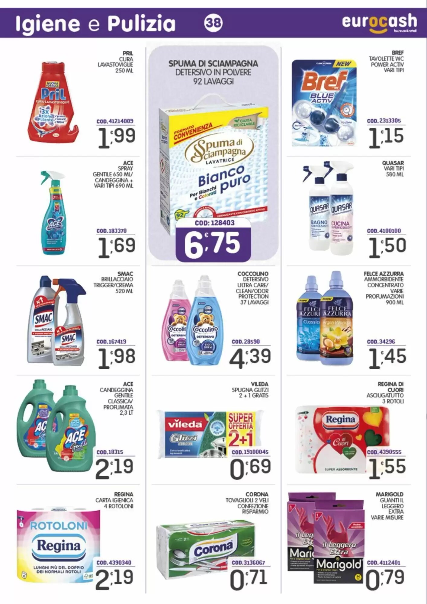 Volantino promozionale Eurocash  valide dal 21/09/2026 - Pagina 38.