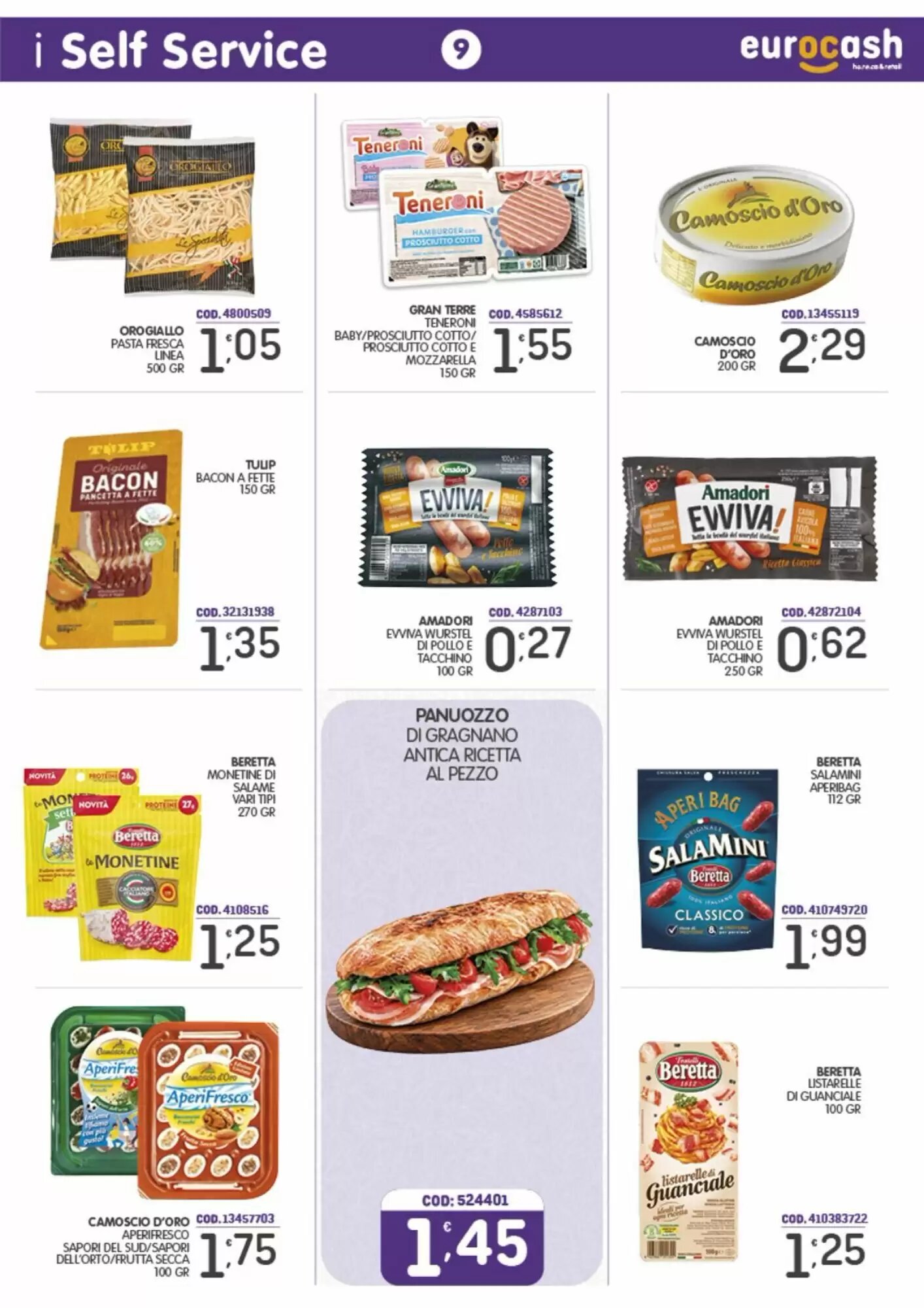 Volantino promozionale Eurocash  valide dal 21/09/2026 - Pagina 9.