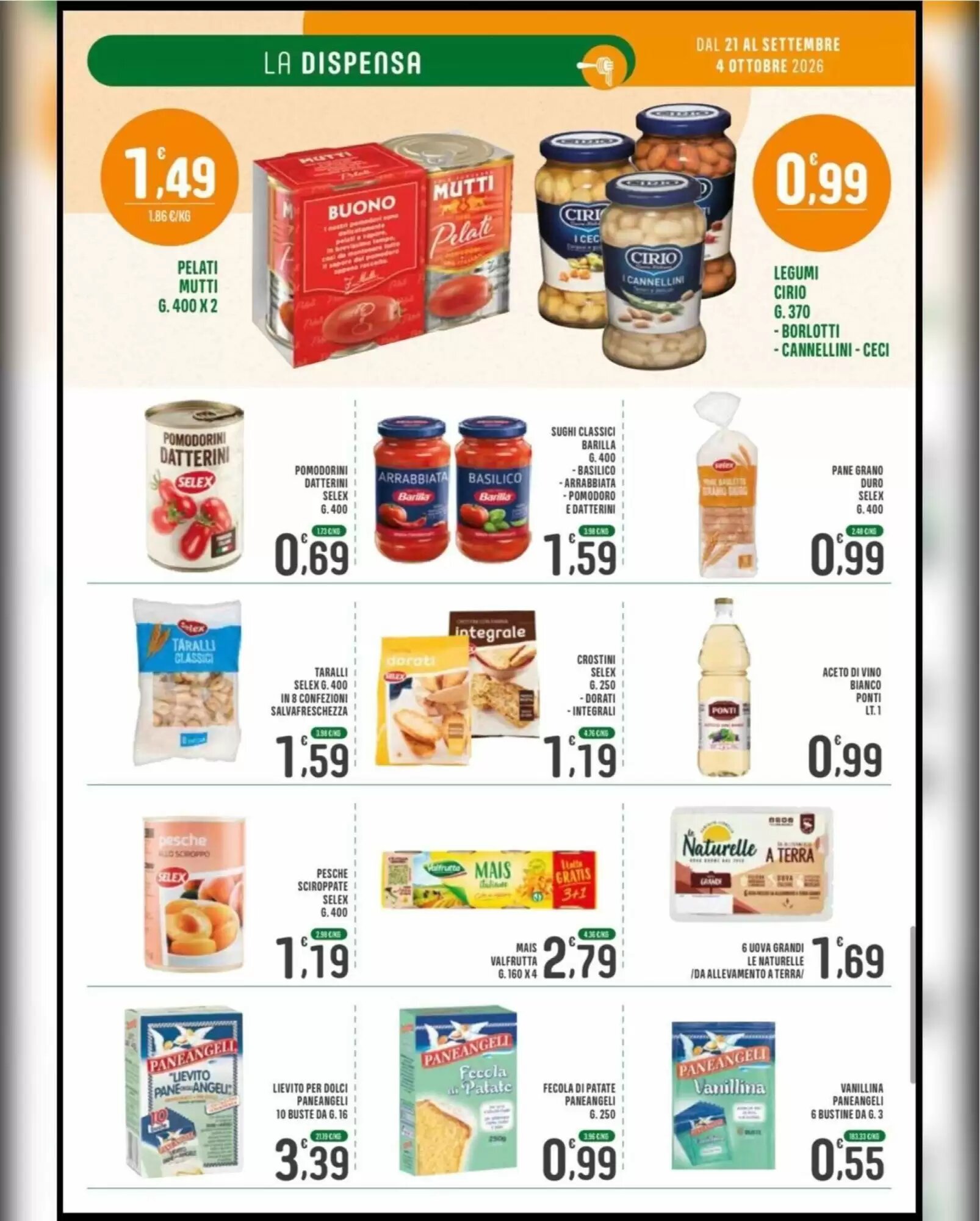 Volantino promozionale La Mimosa Supermercati  valide dal 21/09/2026 - Pagina 13.