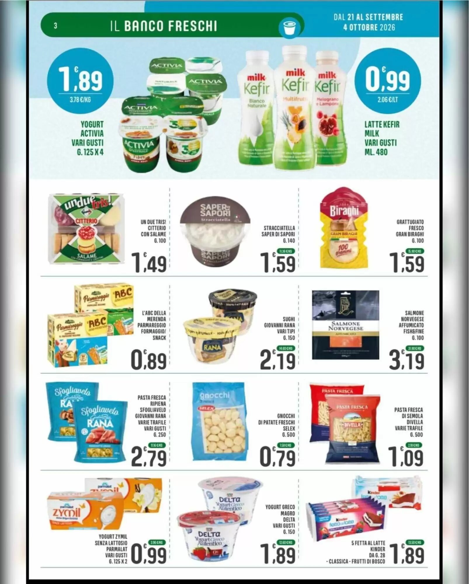 Volantino promozionale La Mimosa Supermercati  valide dal 21/09/2026 - Pagina 3.