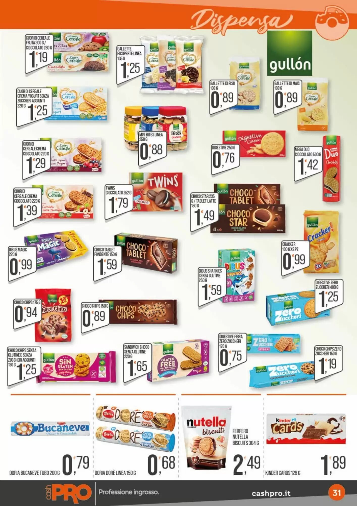 Volantino promozionale Cash pro  valide dal 21/09/2026 - Pagina 31.
