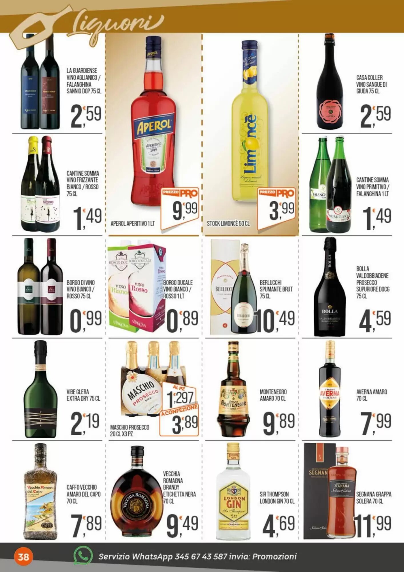 Volantino promozionale Cash pro  valide dal 21/09/2026 - Pagina 38.