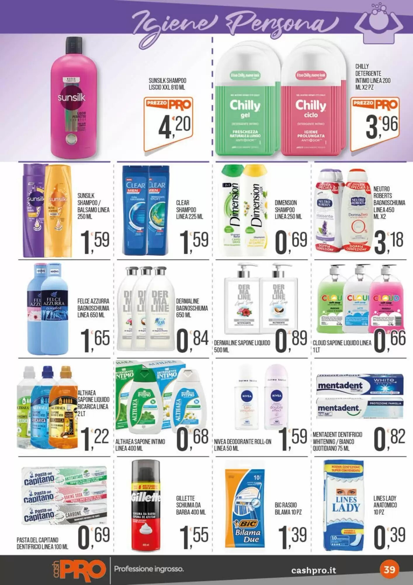 Volantino promozionale Cash pro  valide dal 21/09/2026 - Pagina 39.