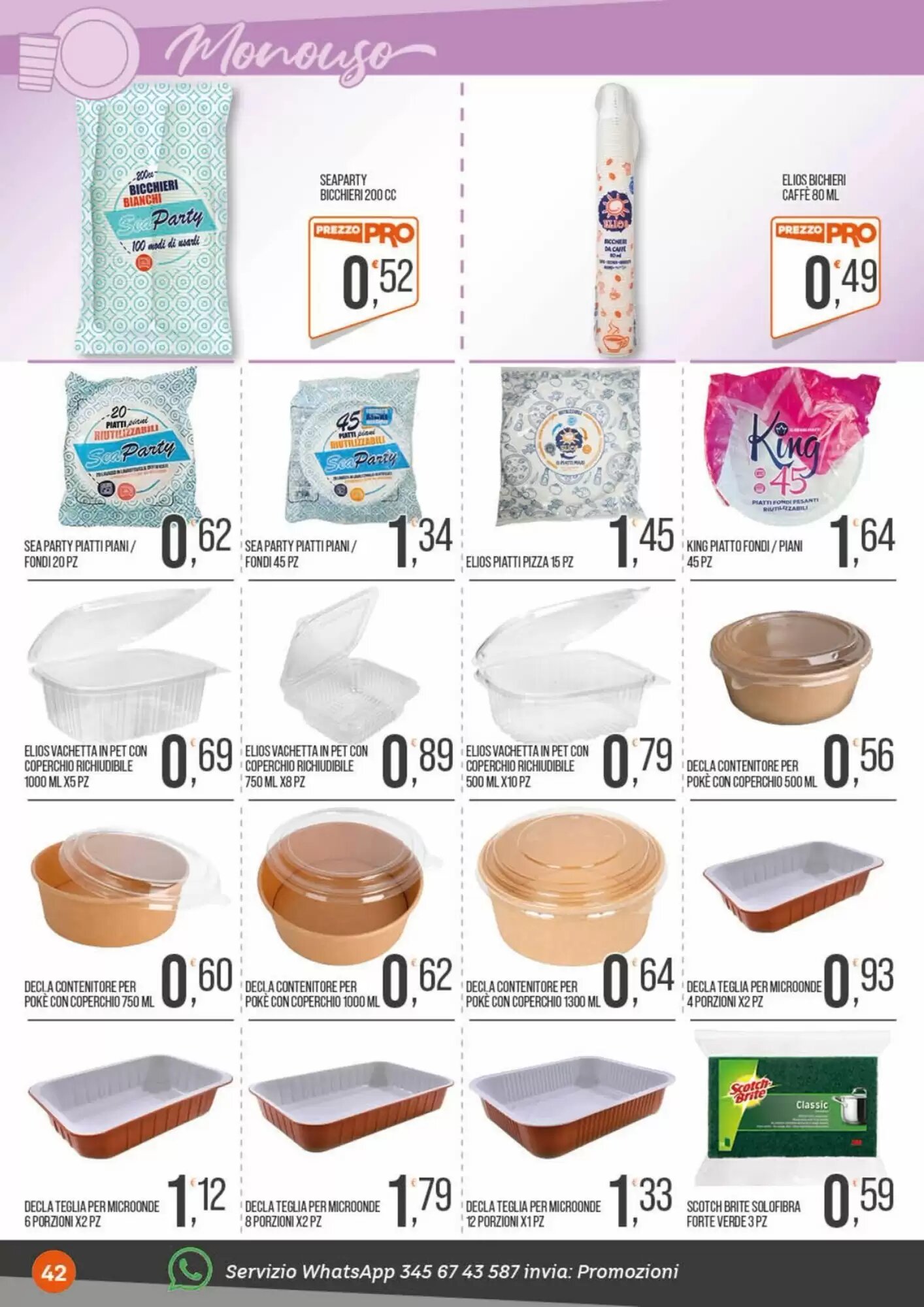 Volantino promozionale Cash pro  valide dal 21/09/2026 - Pagina 42.