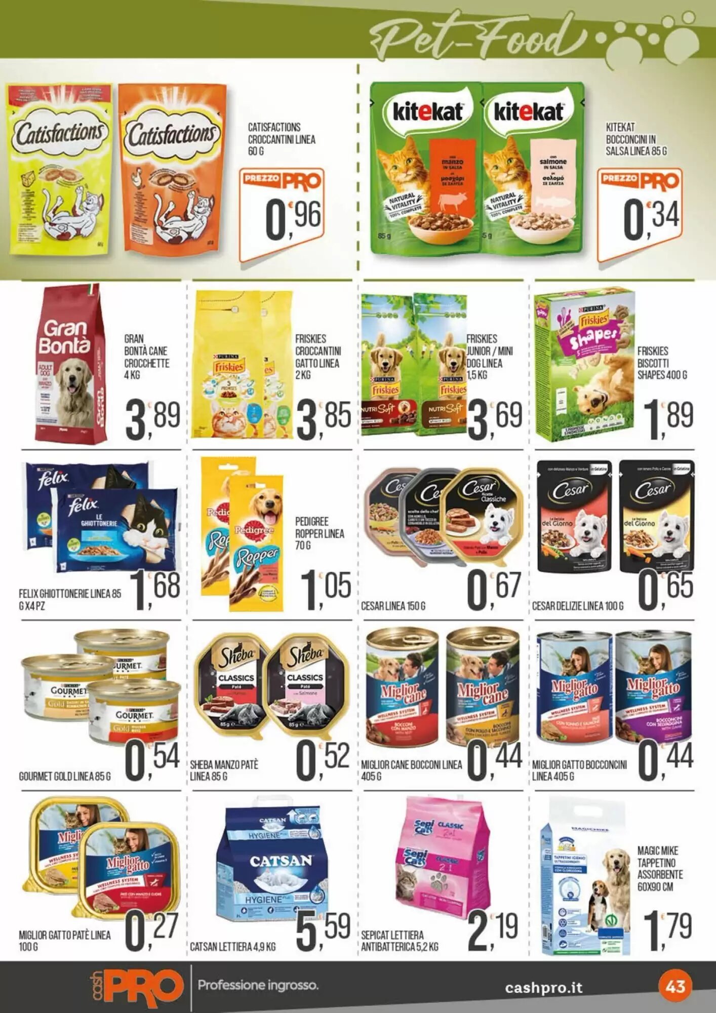Volantino promozionale Cash pro  valide dal 21/09/2026 - Pagina 43.