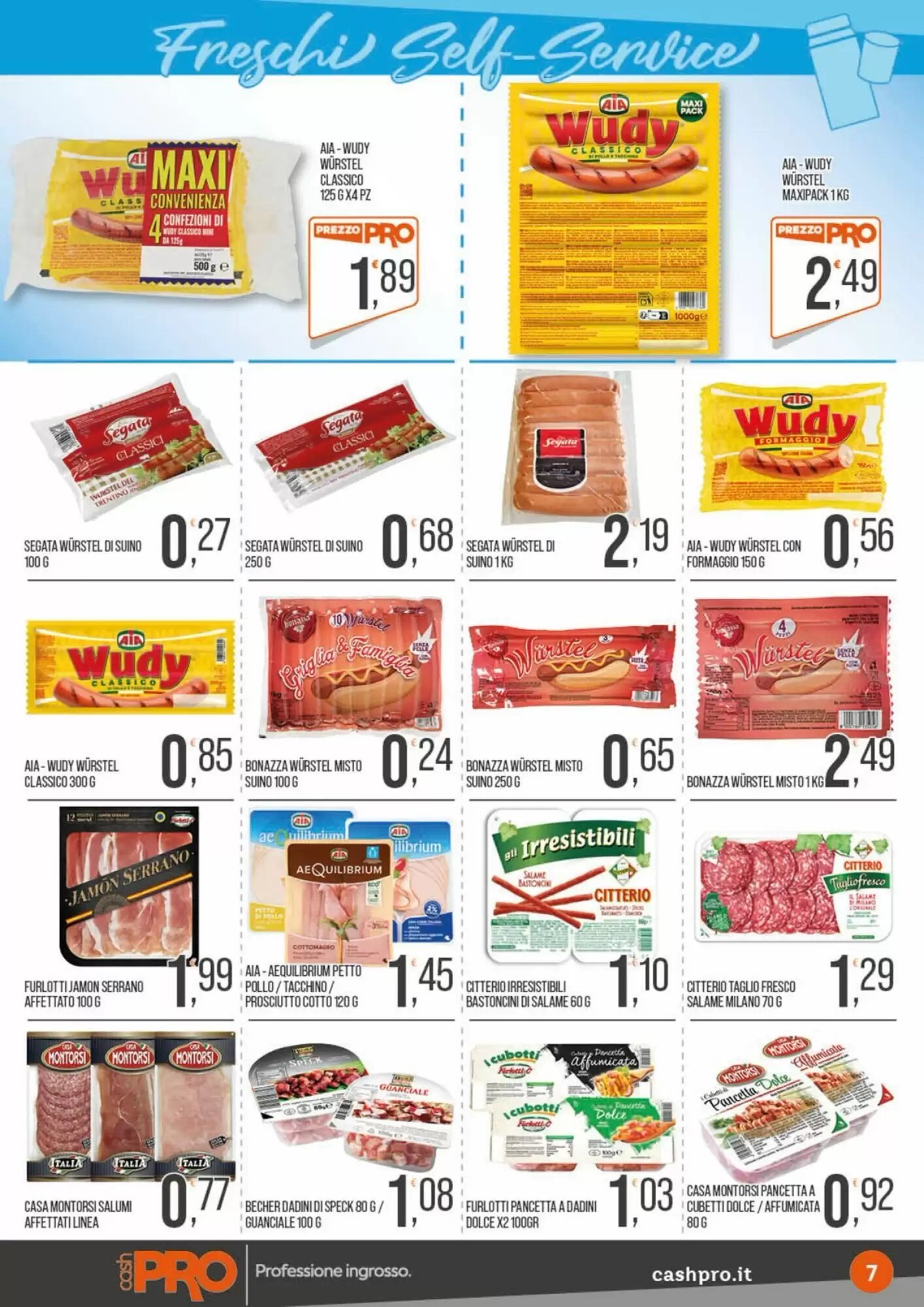 Volantino promozionale Cash pro  valide dal 21/09/2026 - Pagina 7.