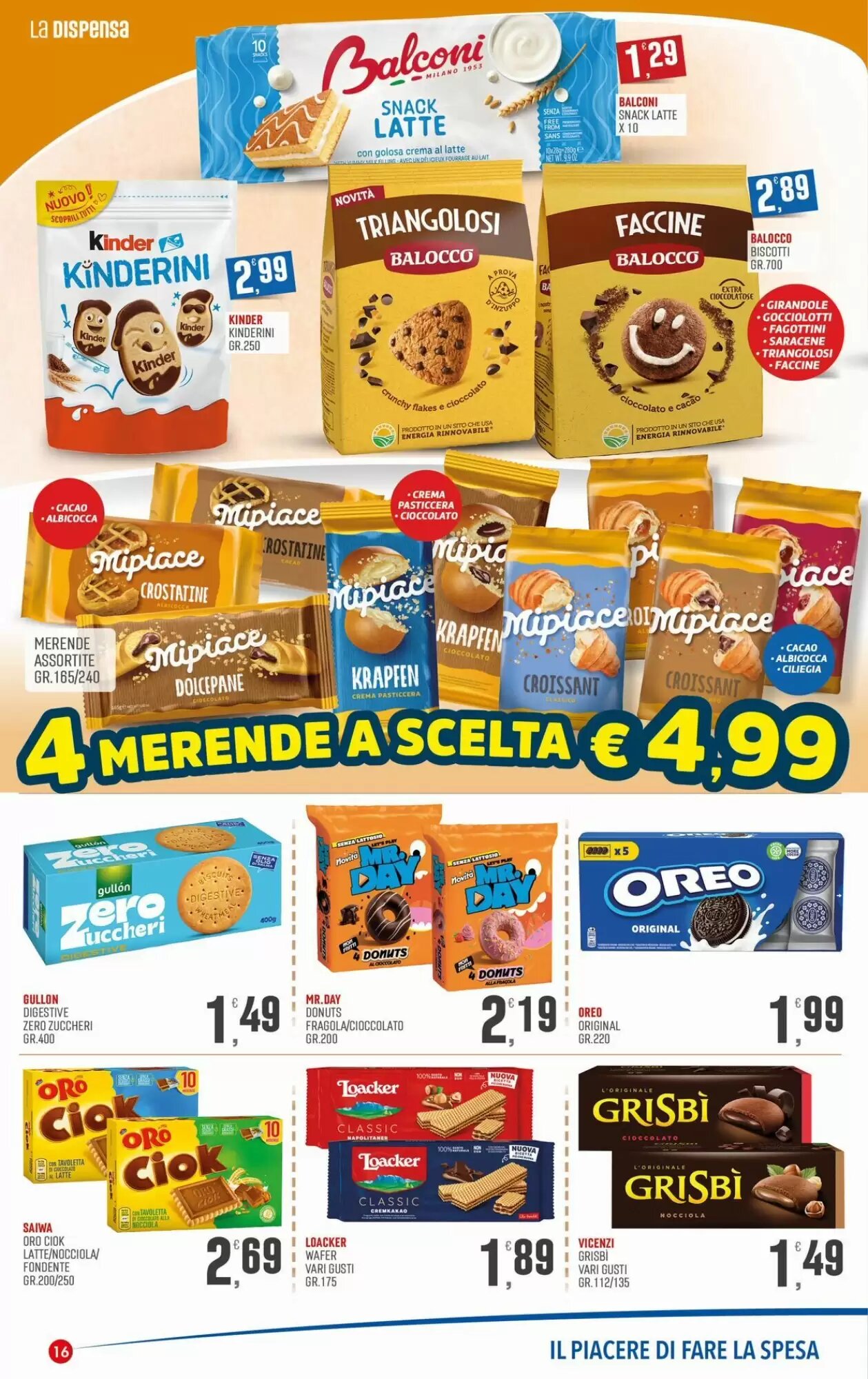 Volantino promozionale Marketpiù  valide dal 21/09/2026 - Pagina 16.