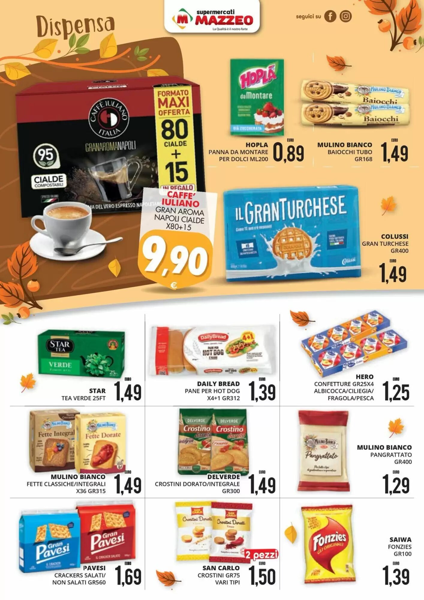 Volantino promozionale Mazzeo Supermercati  valide dal 21/09/2026 - Pagina 8.