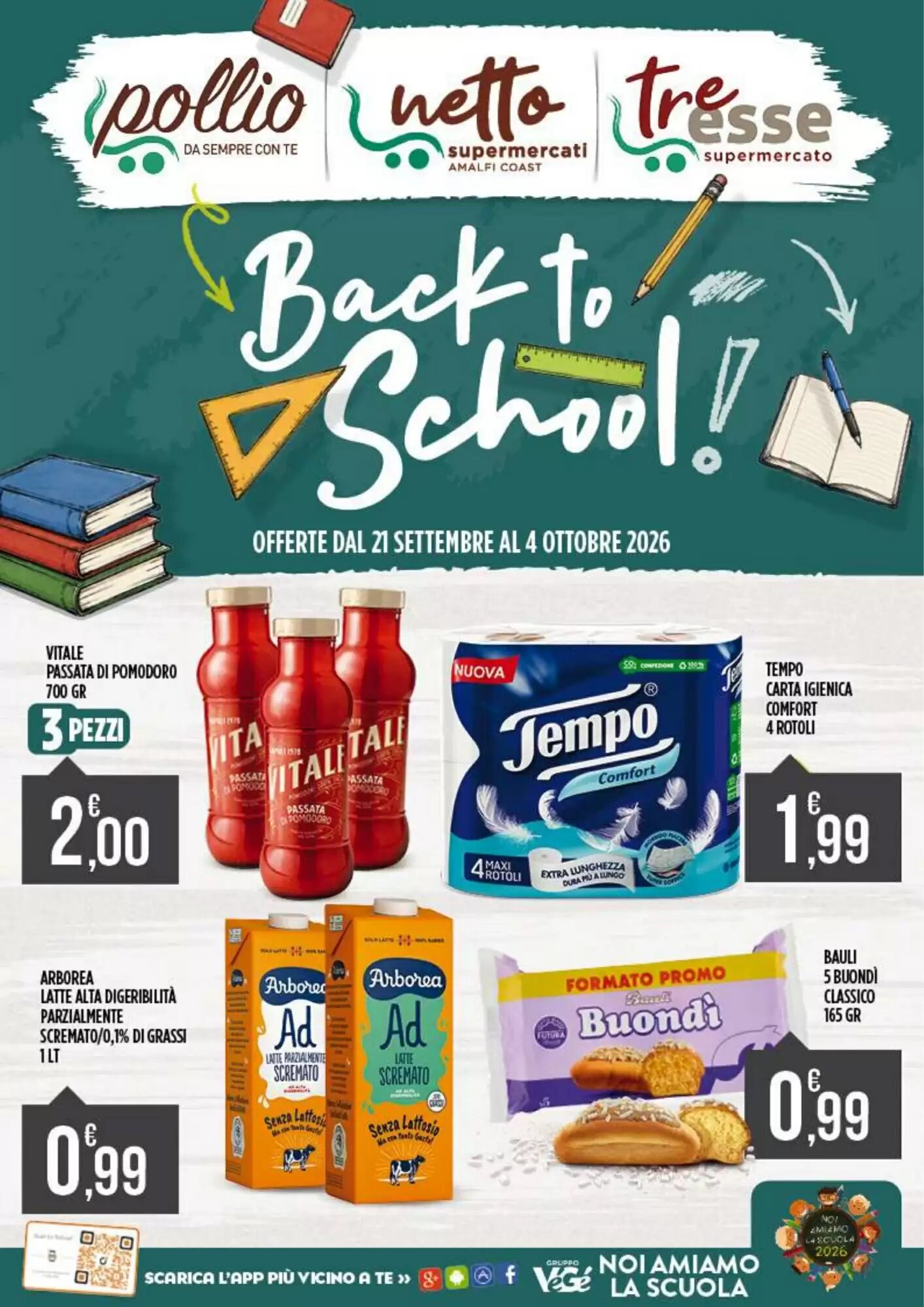 Volantino promozionale Netto Supermercati  valide dal 21/09/2026 - Pagina 1.
