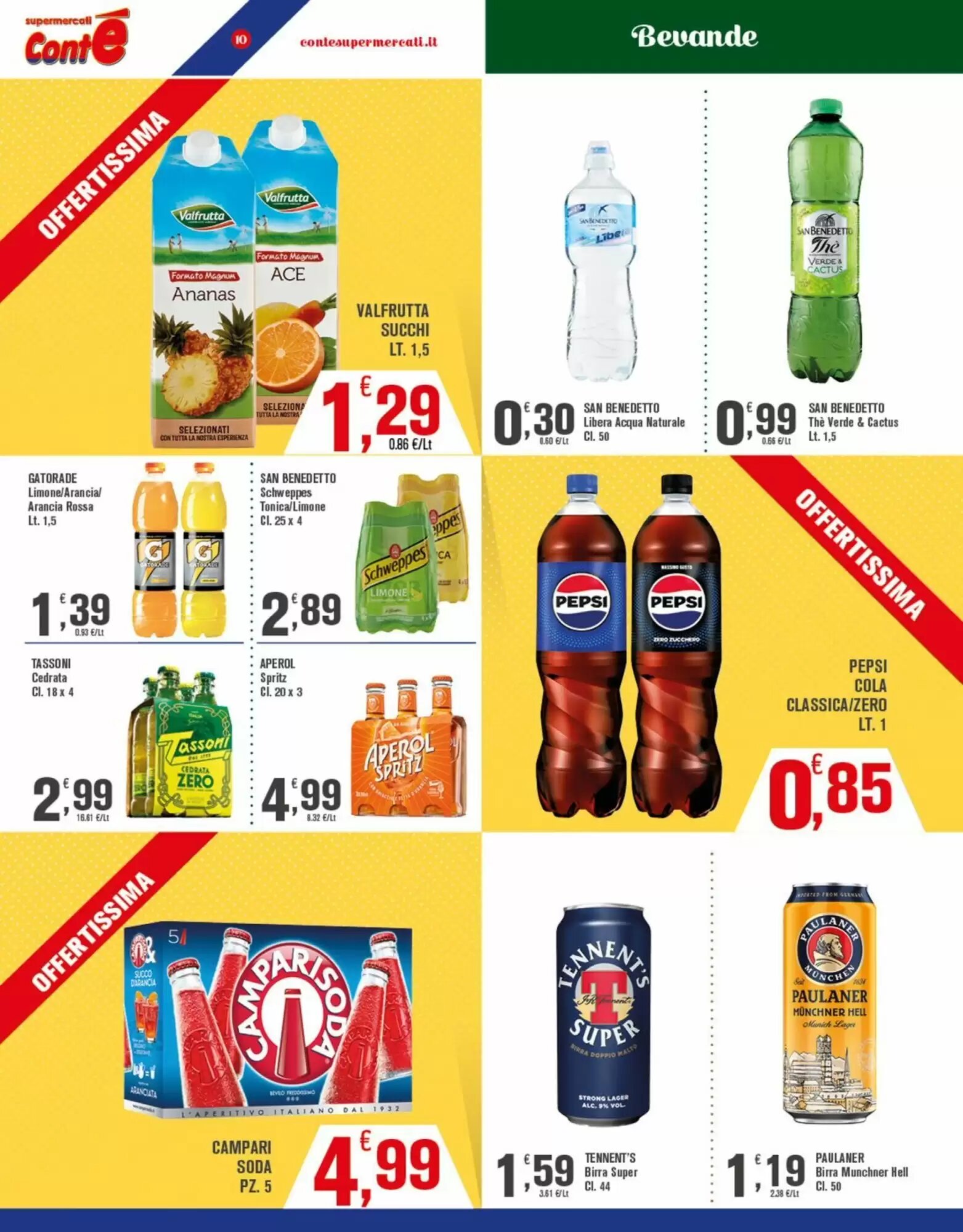Volantino promozionale Conté Supermercati  valide dal 21/09/2026 - Pagina 10.