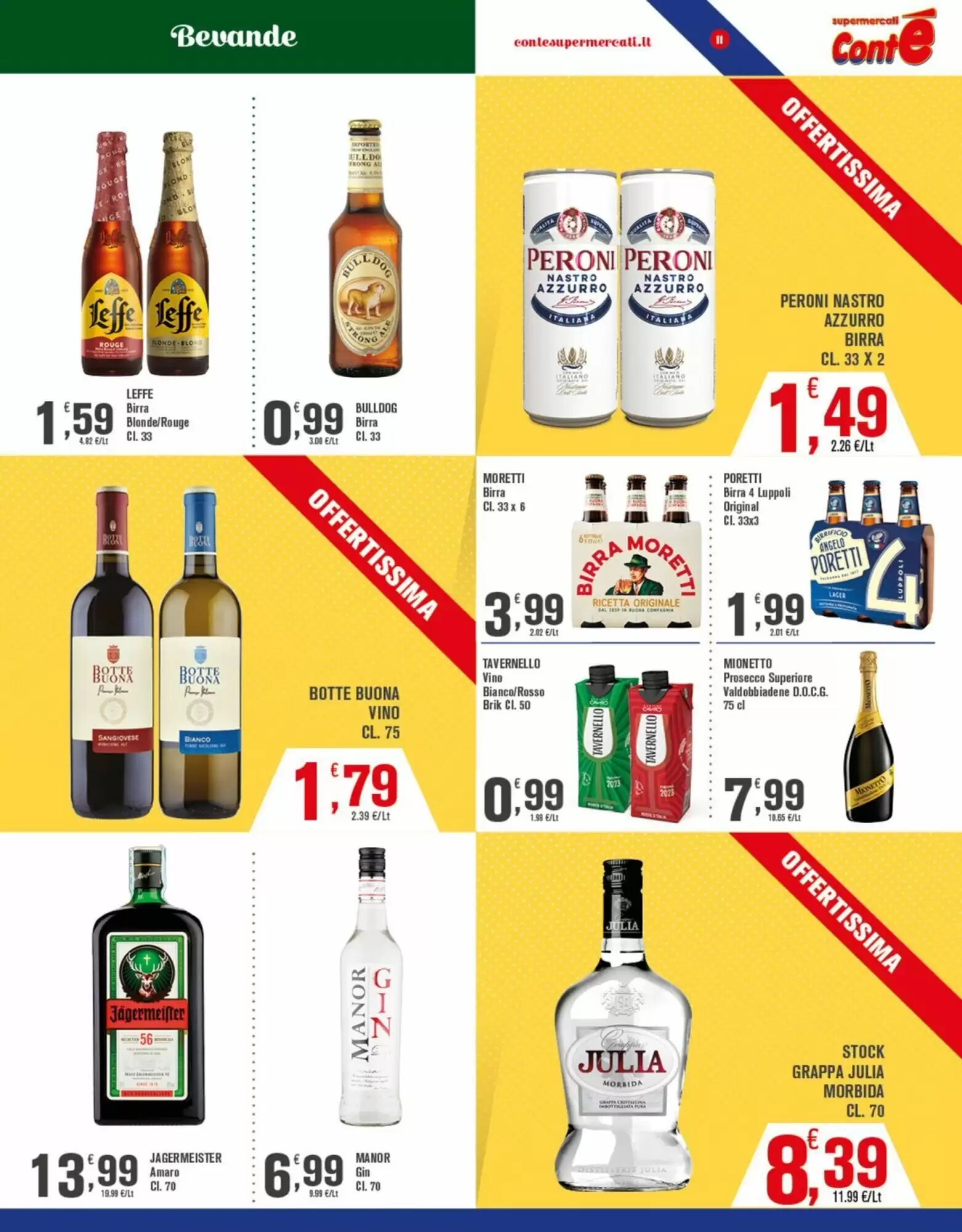 Volantino promozionale Conté Supermercati  valide dal 21/09/2026 - Pagina 11.